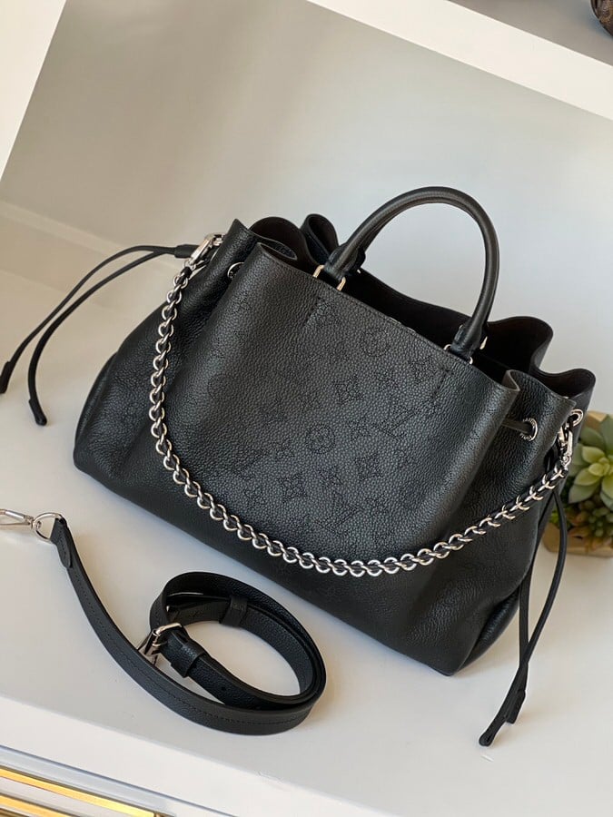 Louis vuitton bella mahina tote black1:1High-quality replica