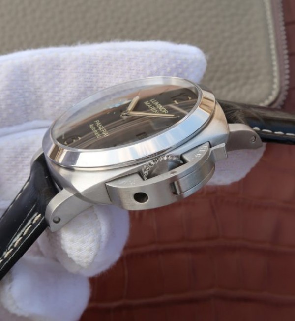 Replica Panerai ZF PAM1392 Black Dial Black Leather Strap P9010 - Top club