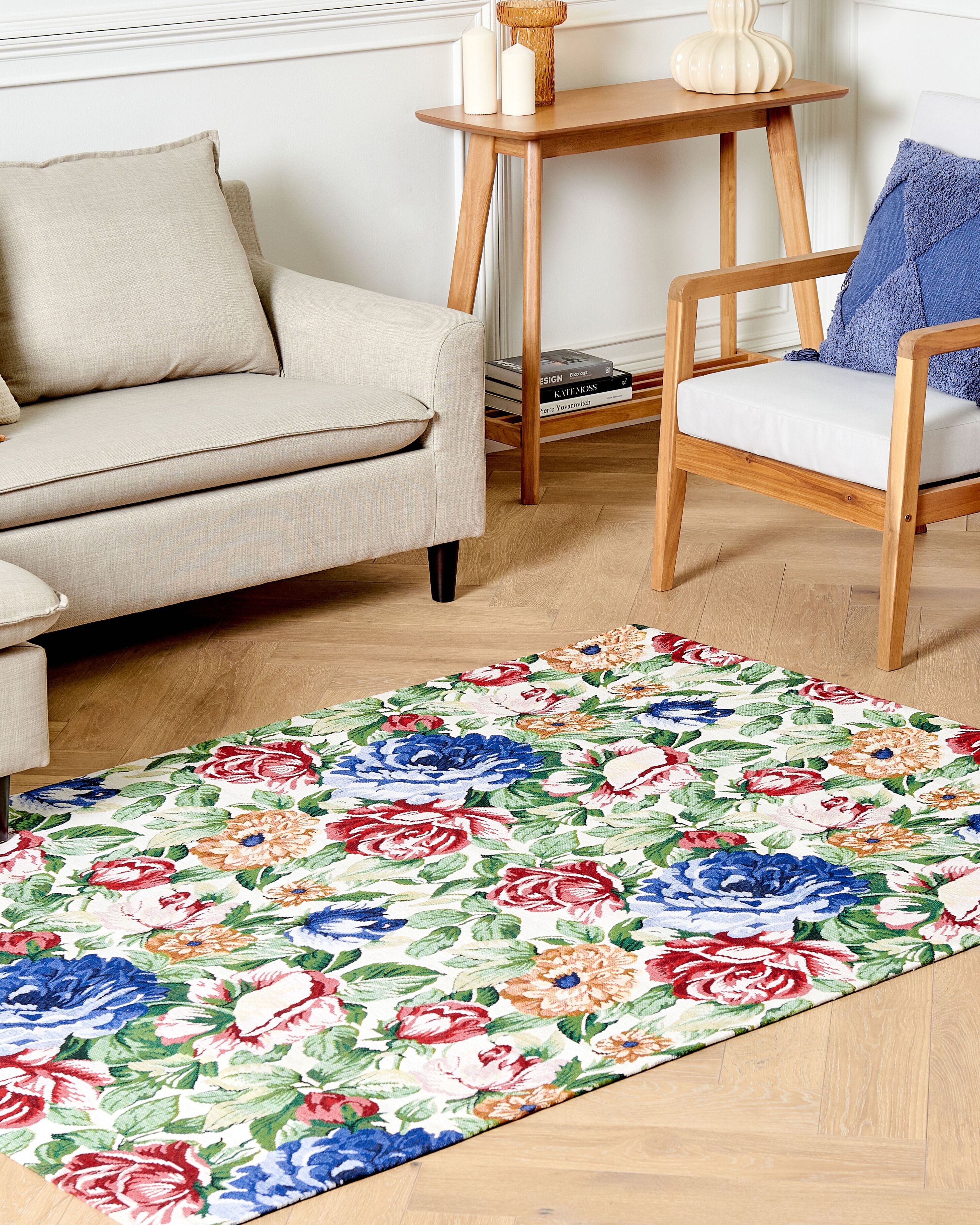 Rug FARWAN Multicolour 140 x 200 cm Cotton