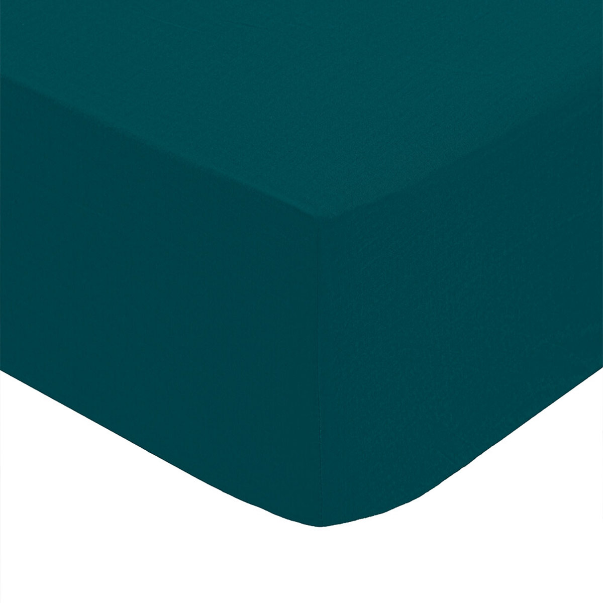 Fitted sheet, percale Aegean Blue, 180x200 cm