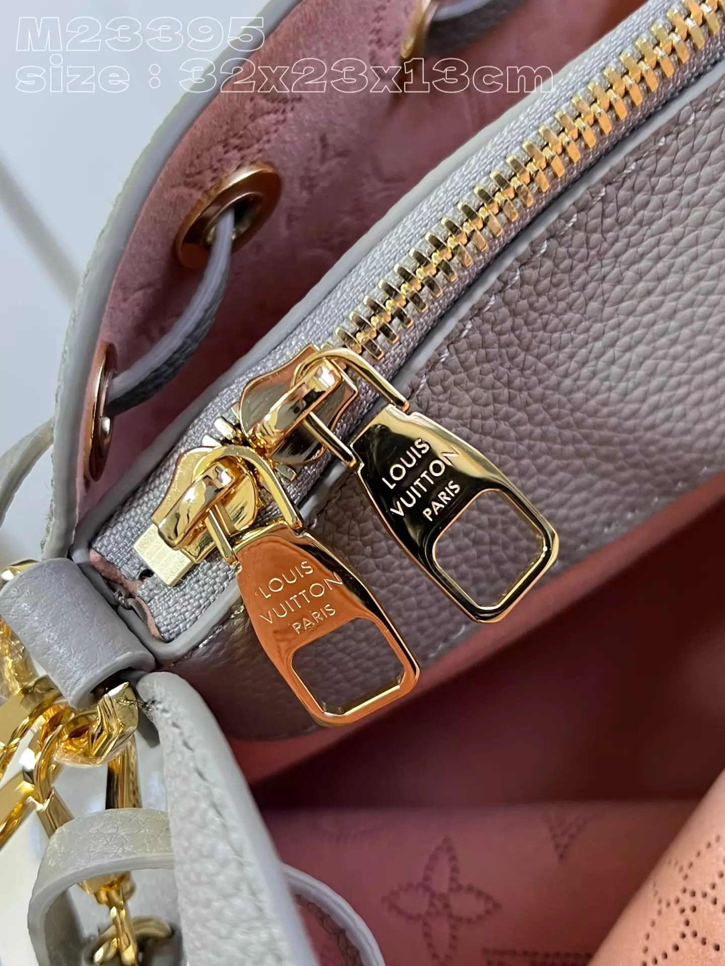 Bella Tote Gray Mahina Calfskin1:1High-quality replica