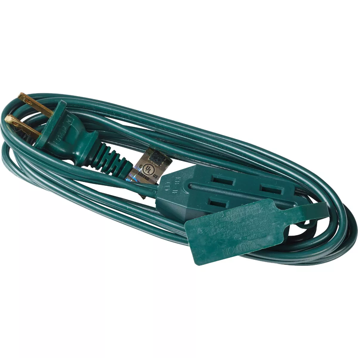 Do it 6 Ft. 16/2 Green Cube Tap Extension Cord