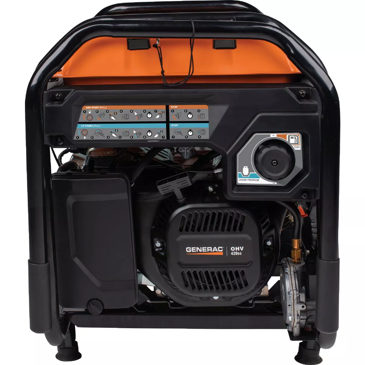 Generac 7500W Dual Fuel Portable Generator with COsense