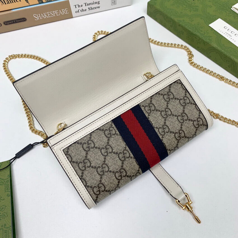 Replica Gucci Jackie 1961 Chain Wallet 652681 White1:1High-quality replica