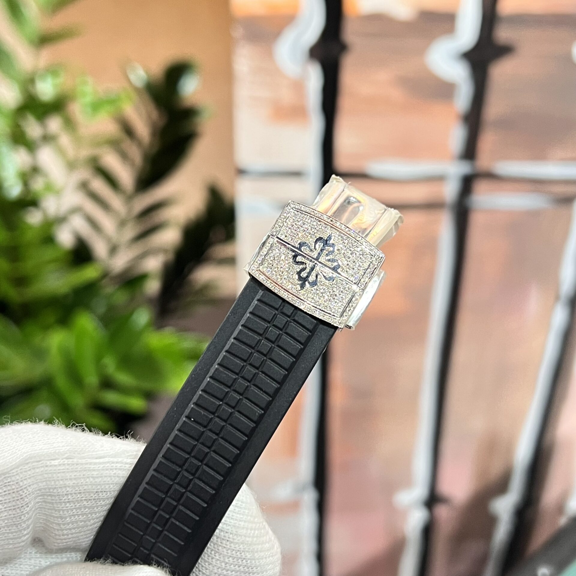 Patek Philippe Aquanaut 5167 With Diamond Natural Rubber Strap 40mm - Top club