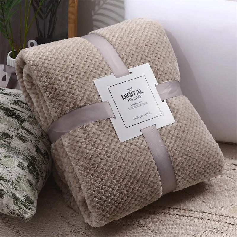 Luxura – Luxe Zachte Wafelstructuur Deken – Perfect voor Ultiem Comfort