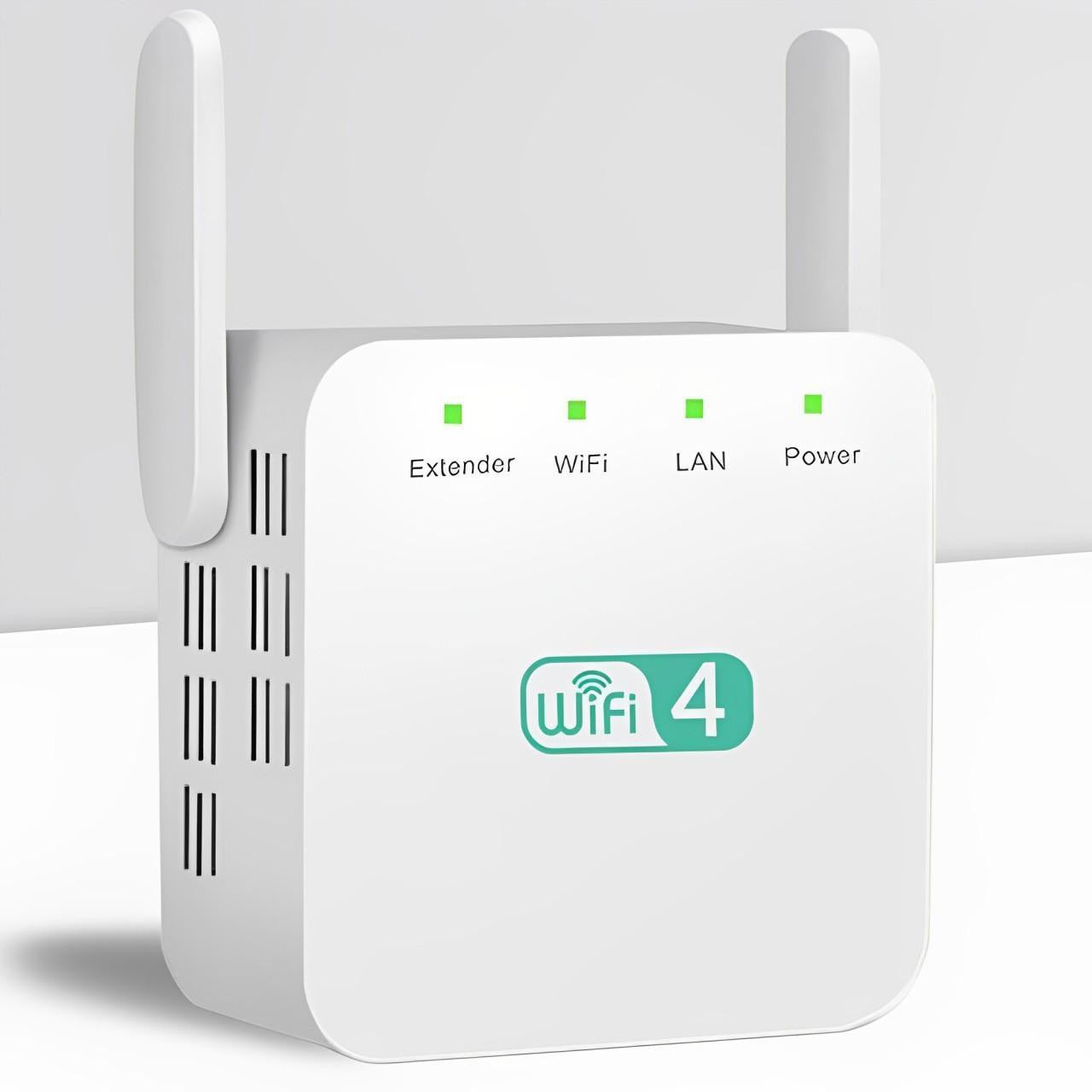 Wifi Extender met Krachtige Antennes en Eenvoudige Installatie - Beste Wifi Versterker voor Betrouwbaar Bereik en Stabiel Signaal