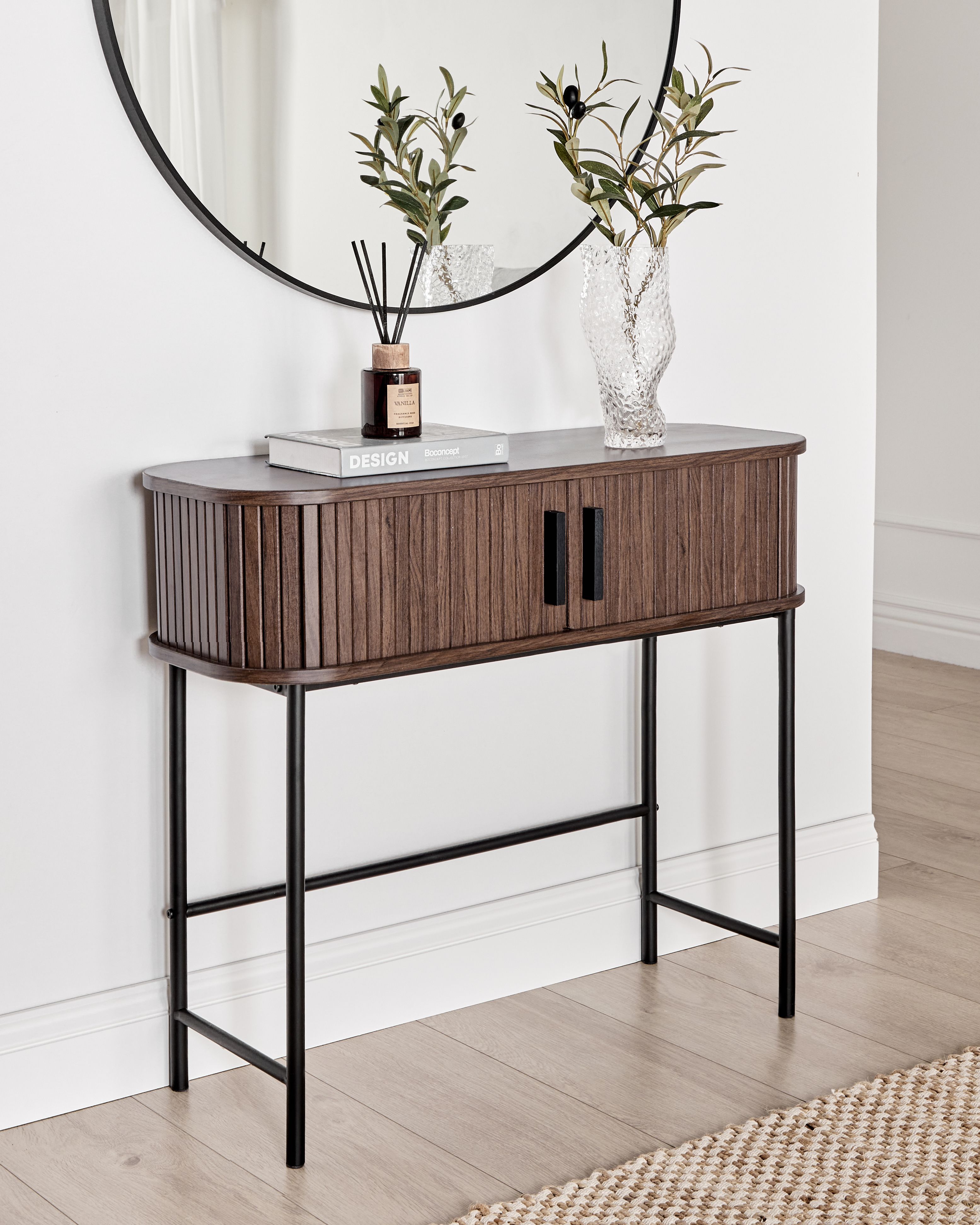 Console Table BRADLEY Dark Brown