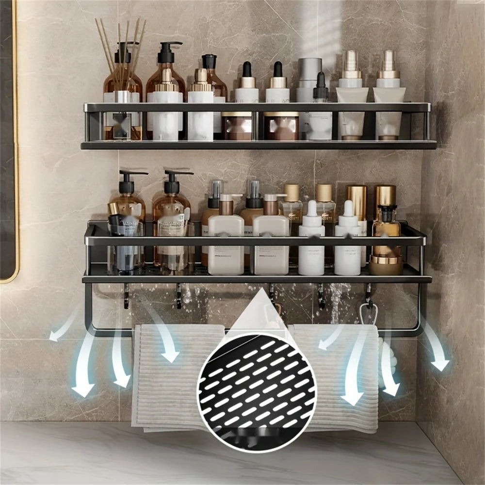 SpaceSaver | Multifunctioneel Wandrek met Haken