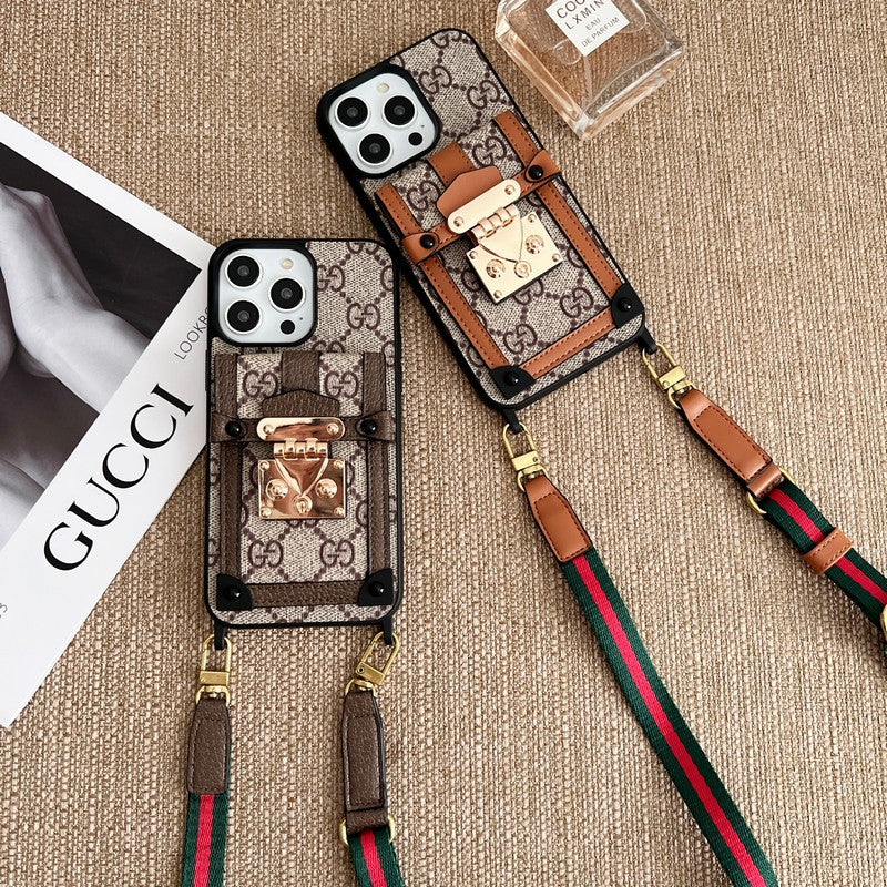 GG Card Bag Chain Classic iPhone Case - Wholesale & Influencer