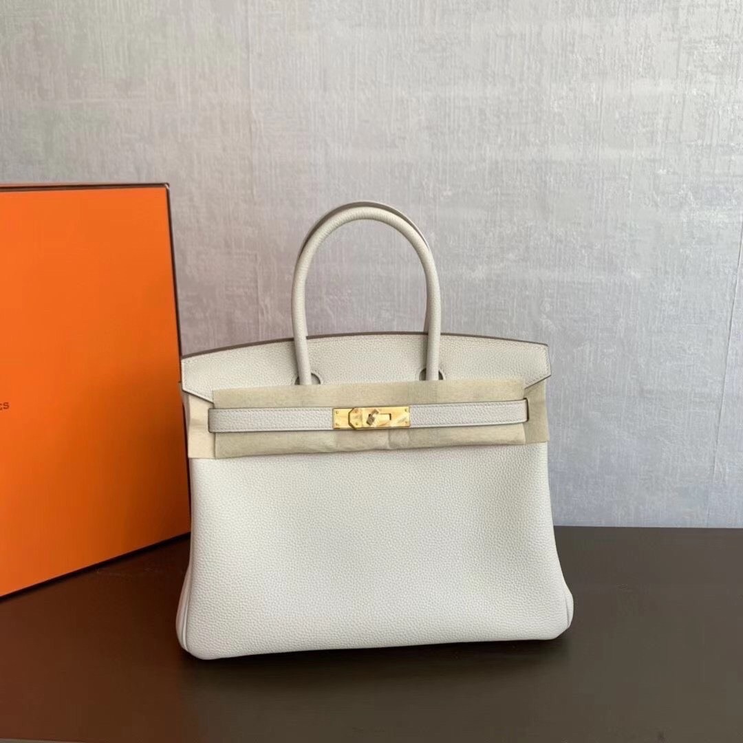 Hermes Birkin 30cm Togo Leather Gold Hardware