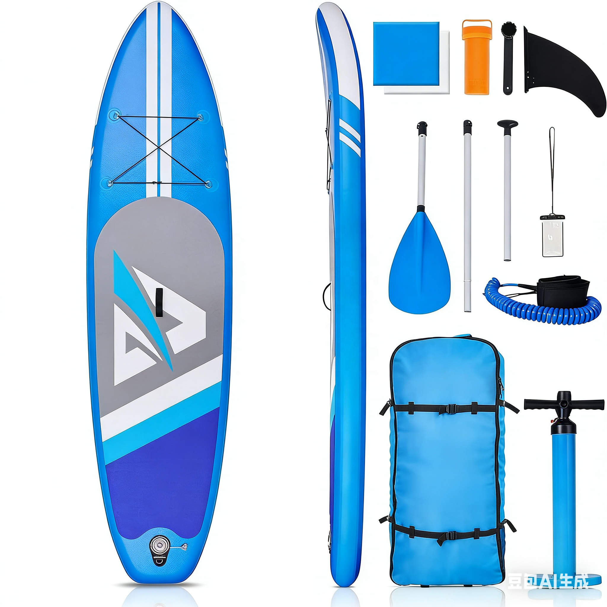 KOETSU Inflatable SUP Board PVC Material Lakes & Rivers Use Unisex Stand up Paddle Board