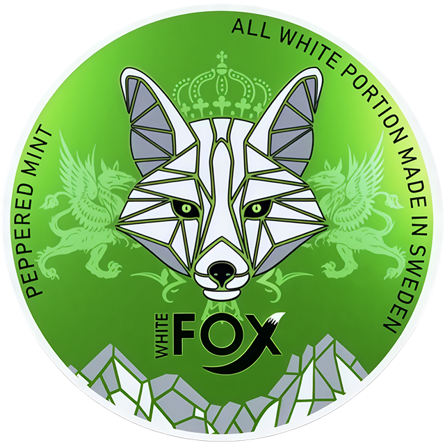 White Fox Peppered Mint 12mg - Steam Hall