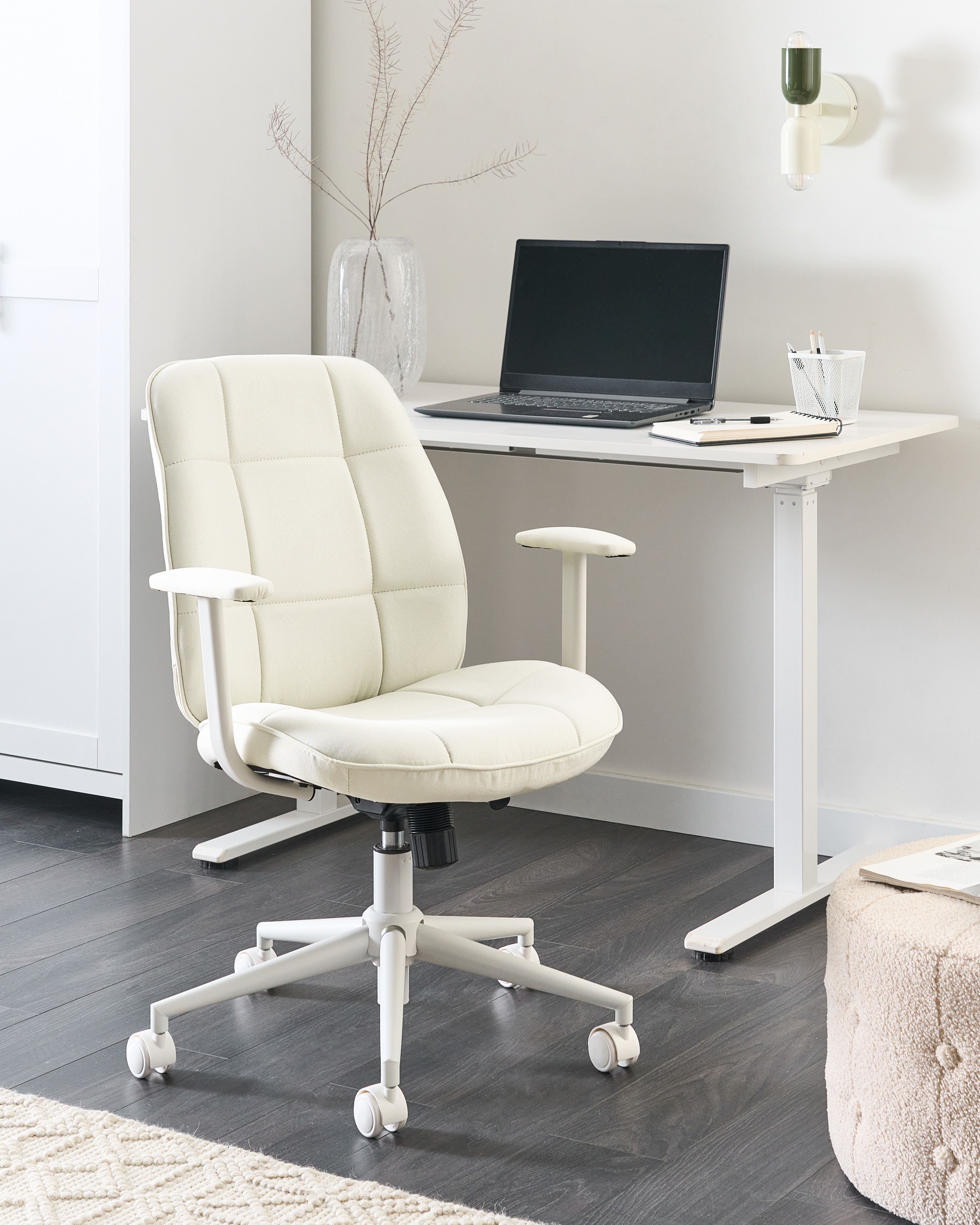Office Chair CARLTON Fabric Mint Green
