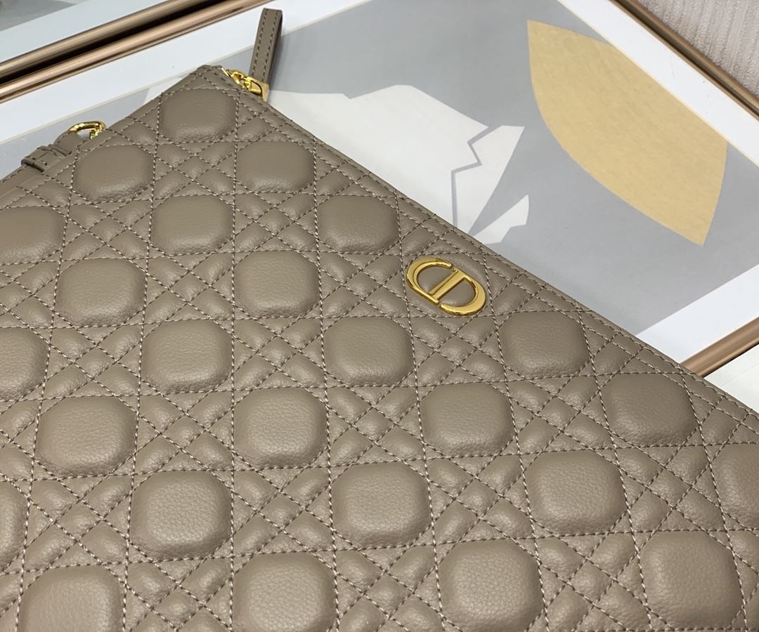 Lagre Dior Caro Daily Pouch Pink/Black/Blue/Brown For Women‎ 12in/30cm CD S5086UWHC_M81P1:1High-quality replica