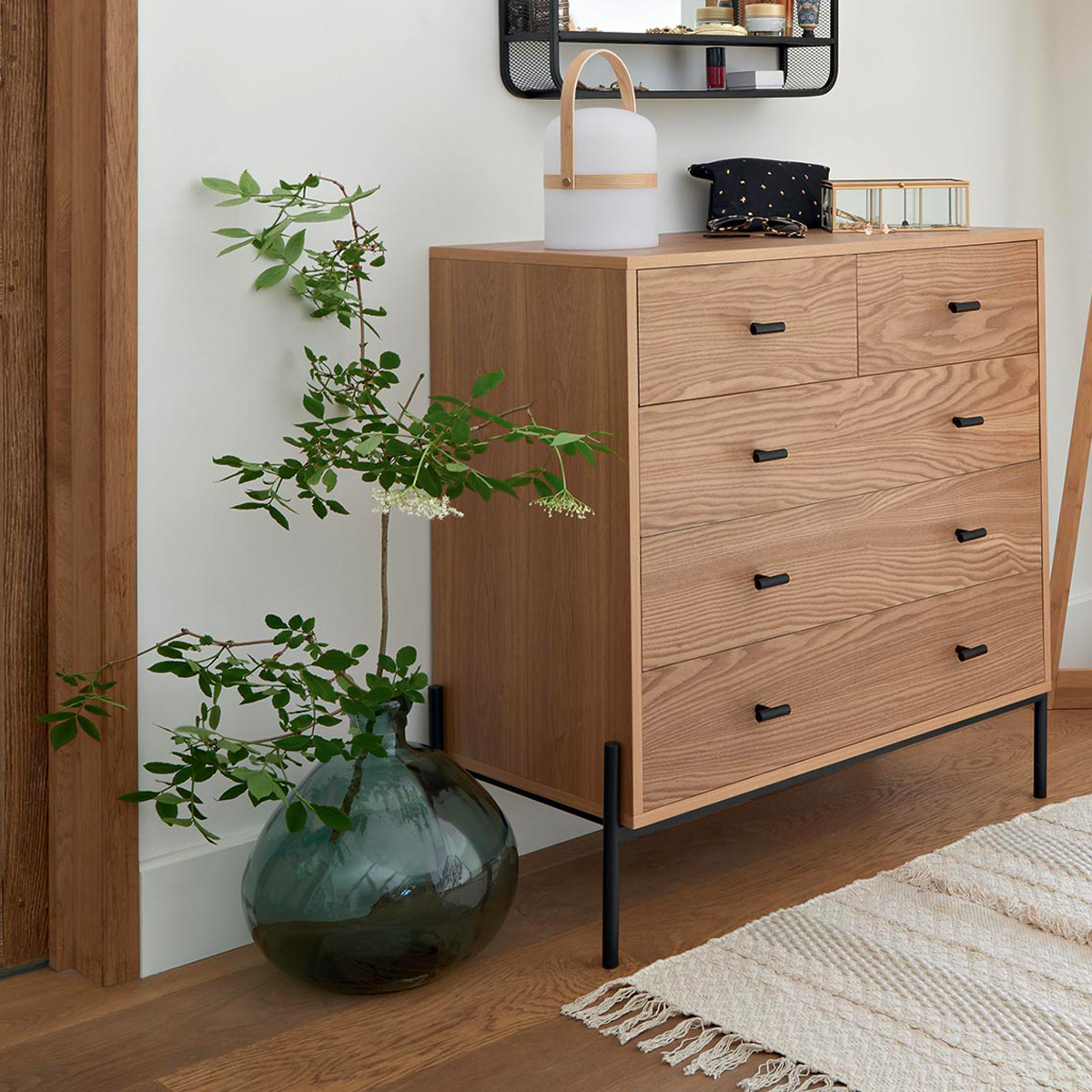 Vase "Dame Jeanne" Khaki green, D.33 cm