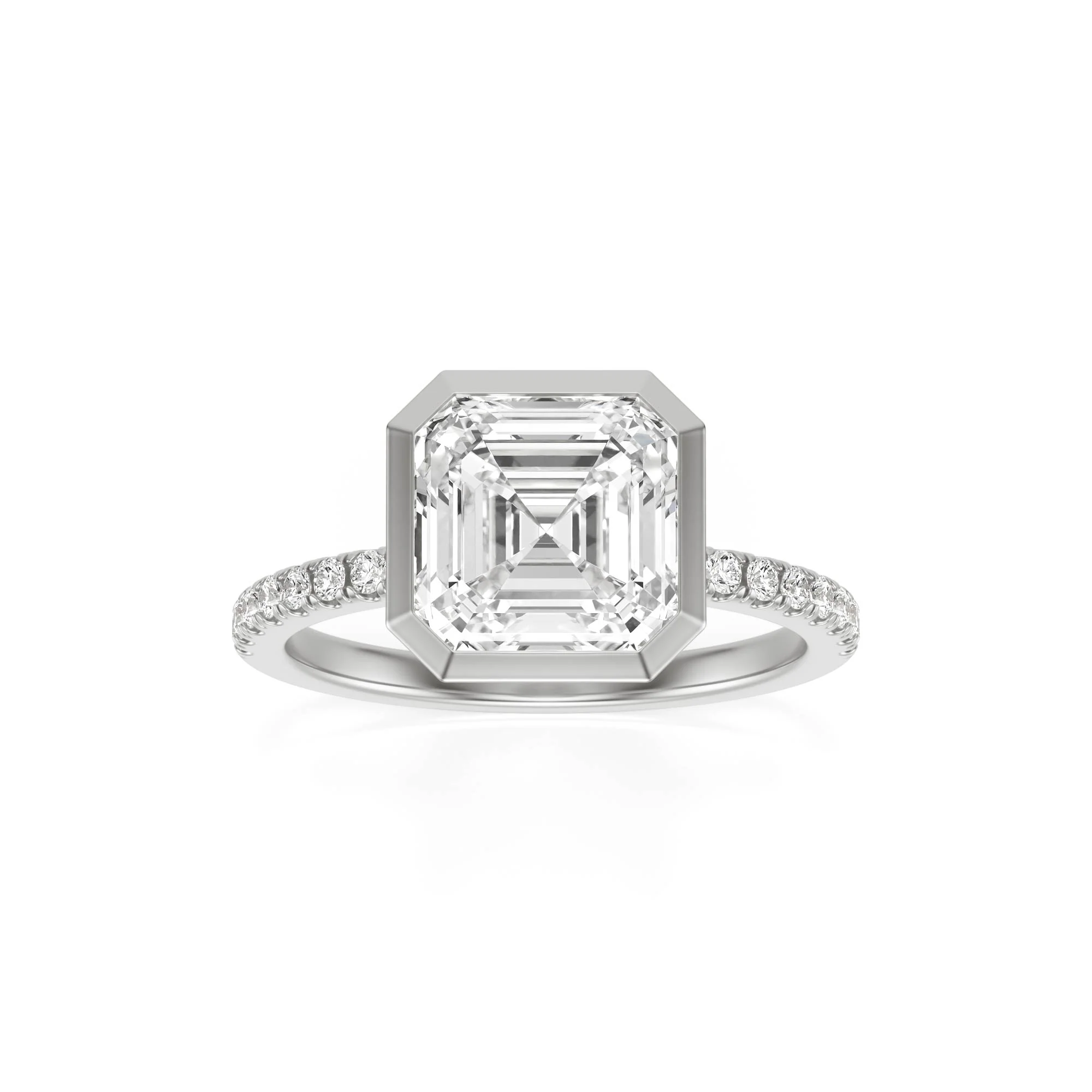 The Asscher Bezel Pavé
