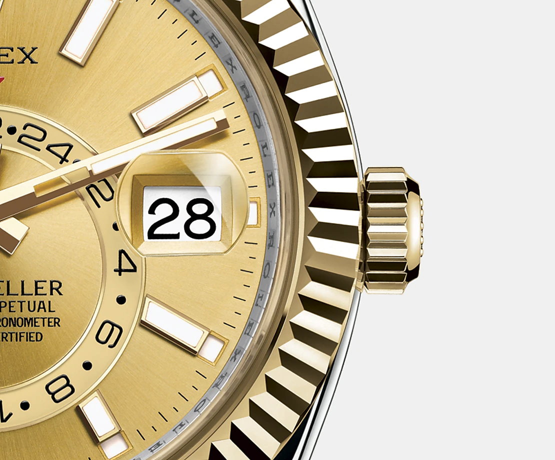 Rolex Sky-Dweller 42mm, Oystersteel and 18k Yellow Gold, Ref# 326933-0001(1:1 replica) - Elite Watch Atelier