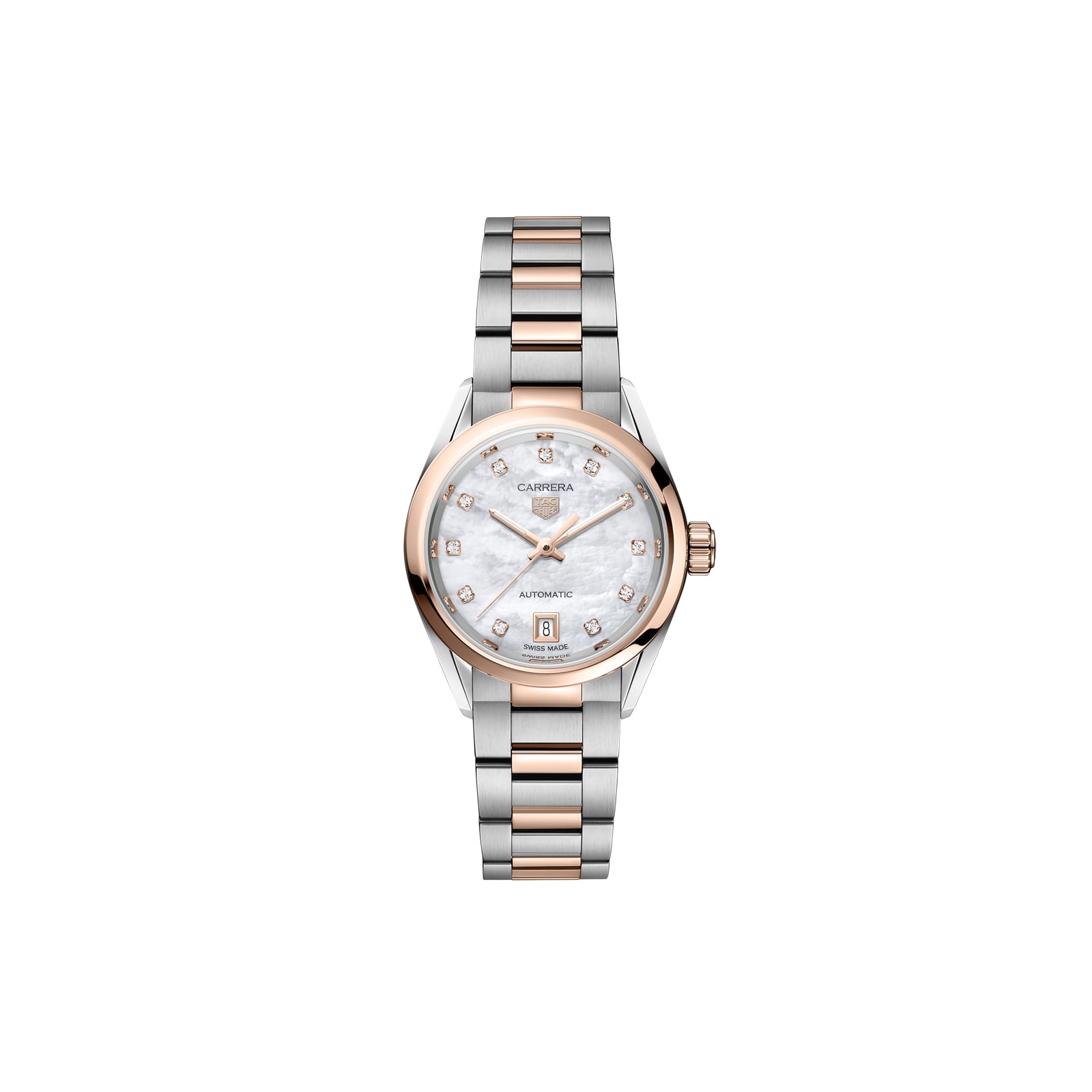 TAG Heuer Replica Watch Carrera Date Automatic 29 mm Steel and Gold(1:1 replica) - Top club