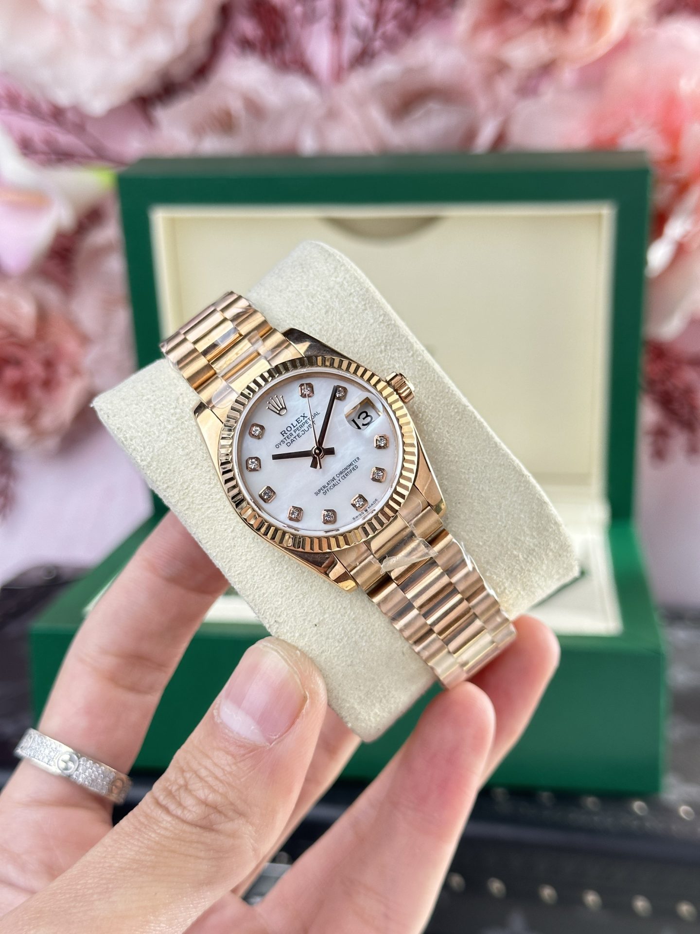 Rolex DateJust 278275 Replica Watches Mother Of Pearl Dial 31mm - Elite Watch Atelier