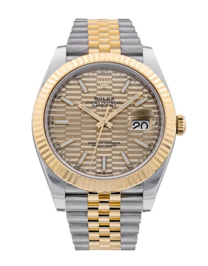 Rolex Datejust 41 126333 Gold Motif Replica - Top club
