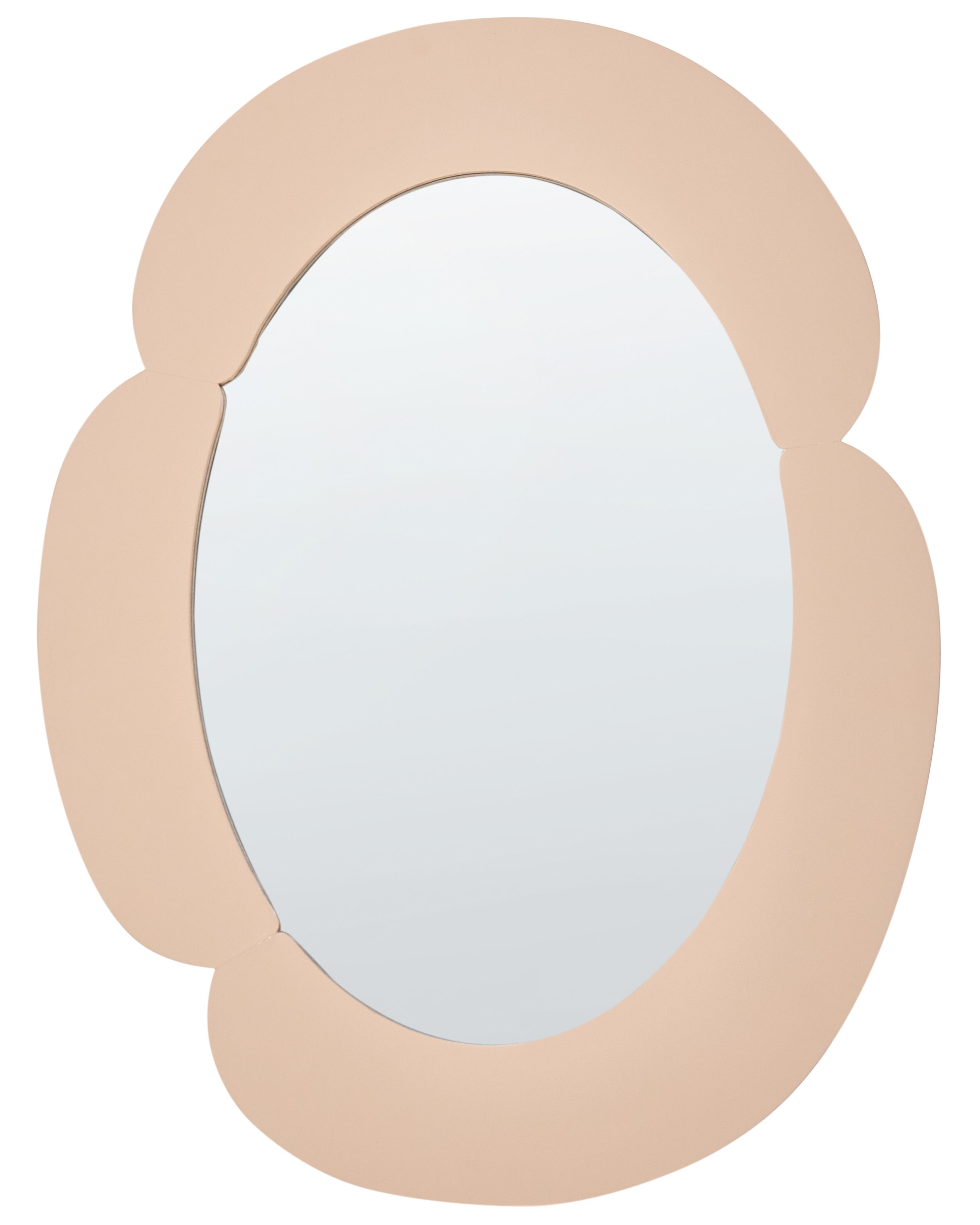 Wall Mirror ALVENA 60 cm 80 cm Beige
