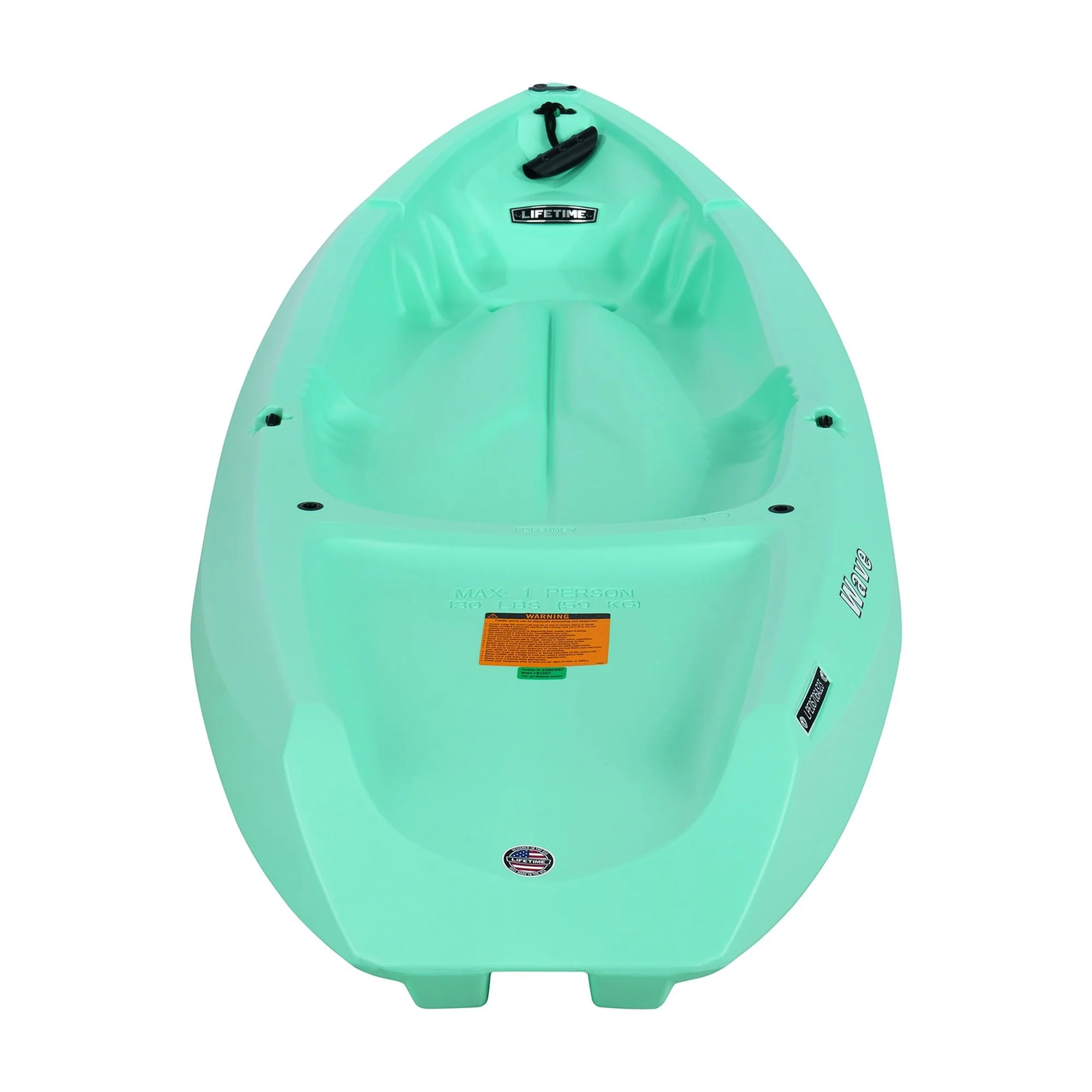Lifetime Wave 6 ft Youth Kayak, Fire Red (91401) - Image 40