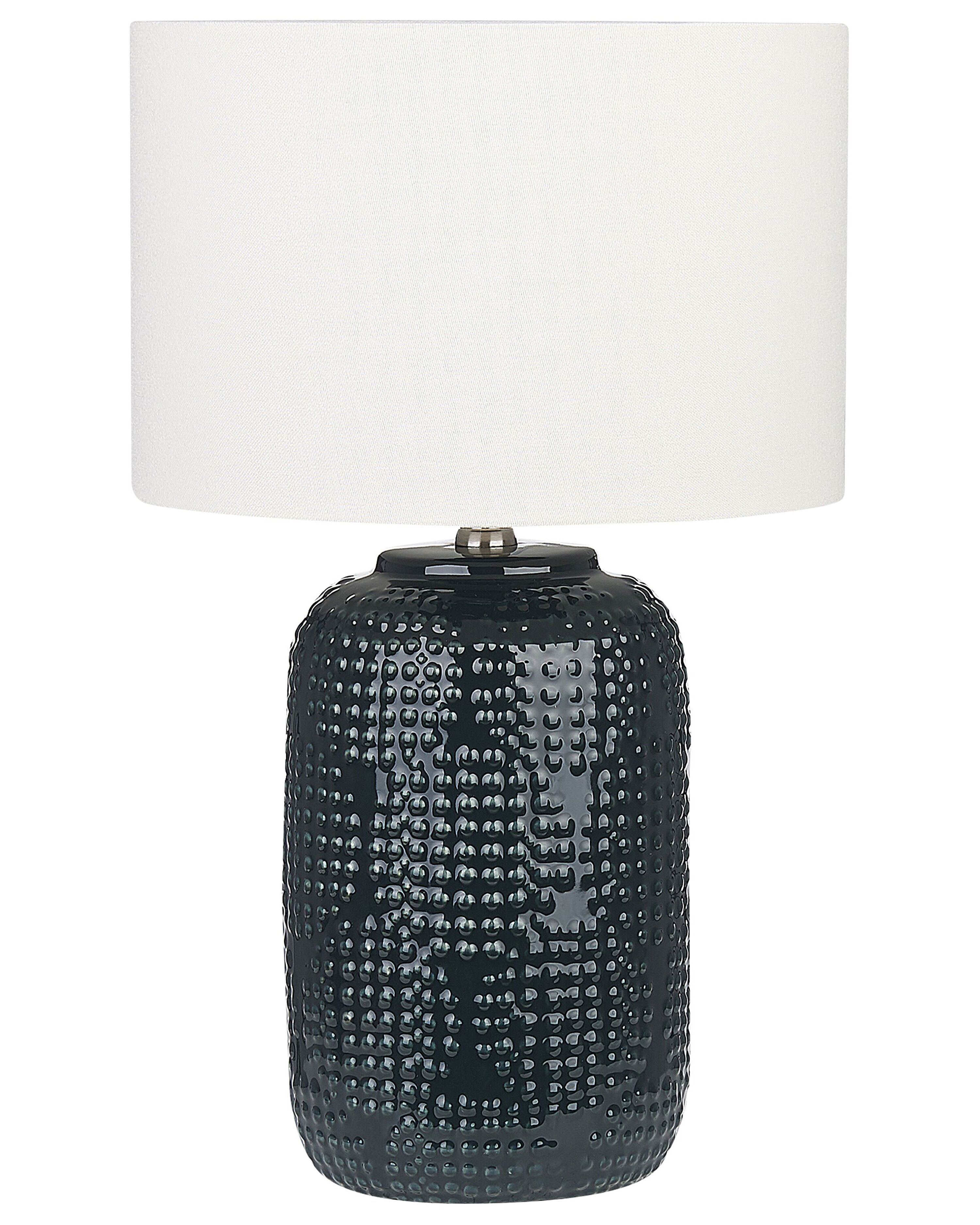 Table Lamp MUSSEL Ceramic Dark Blue