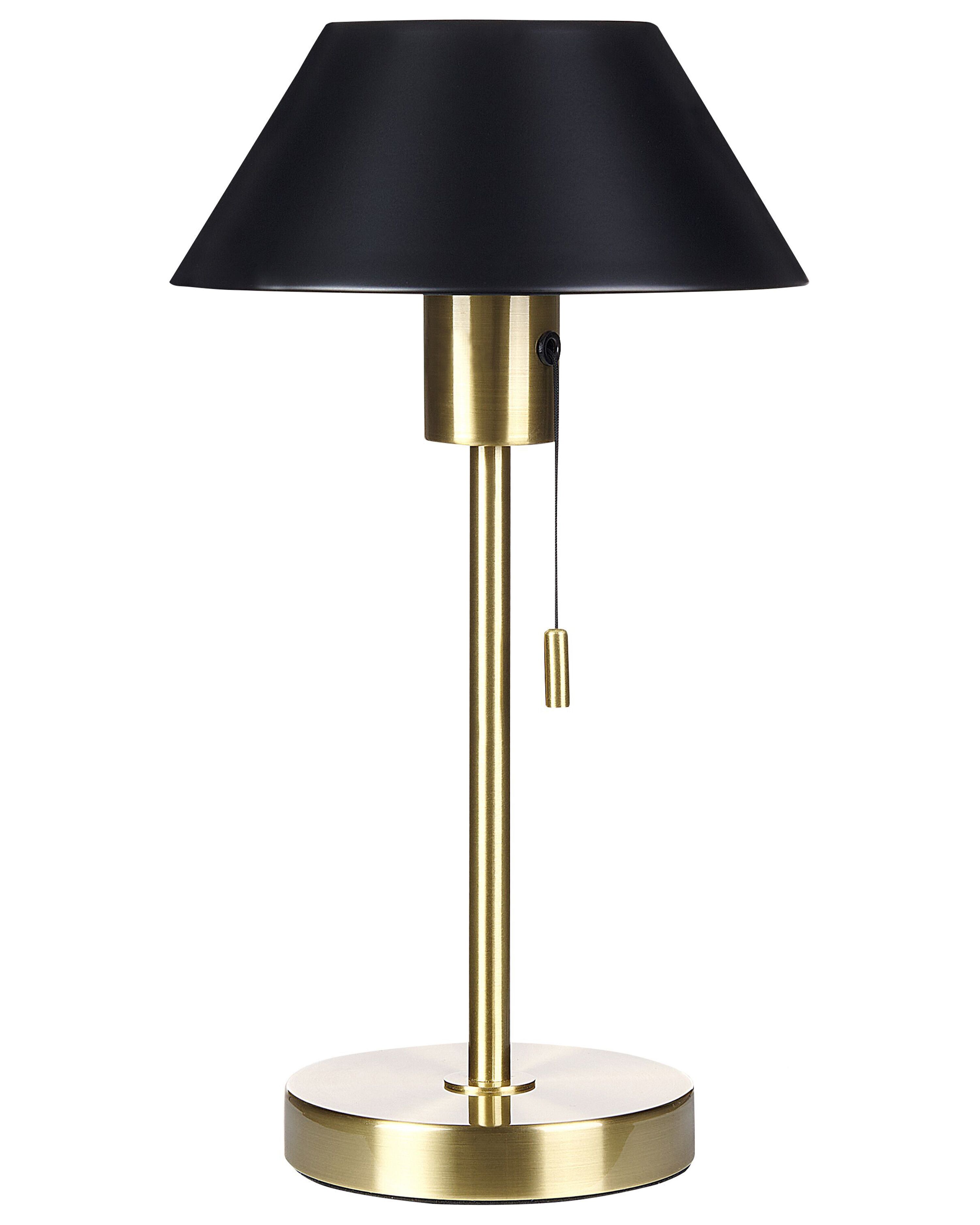 Table Lamp CAPARO Metal Black/ Gold
