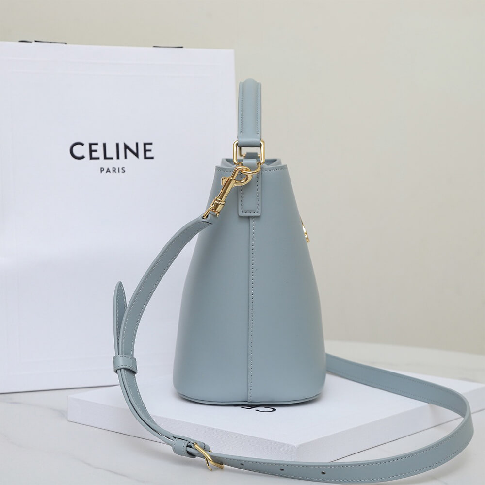 CELINE SMALL BUCKET LOUISE IN SMOOTH CALFSKIN(HIGH-END GRADE)1:1High-quality replica