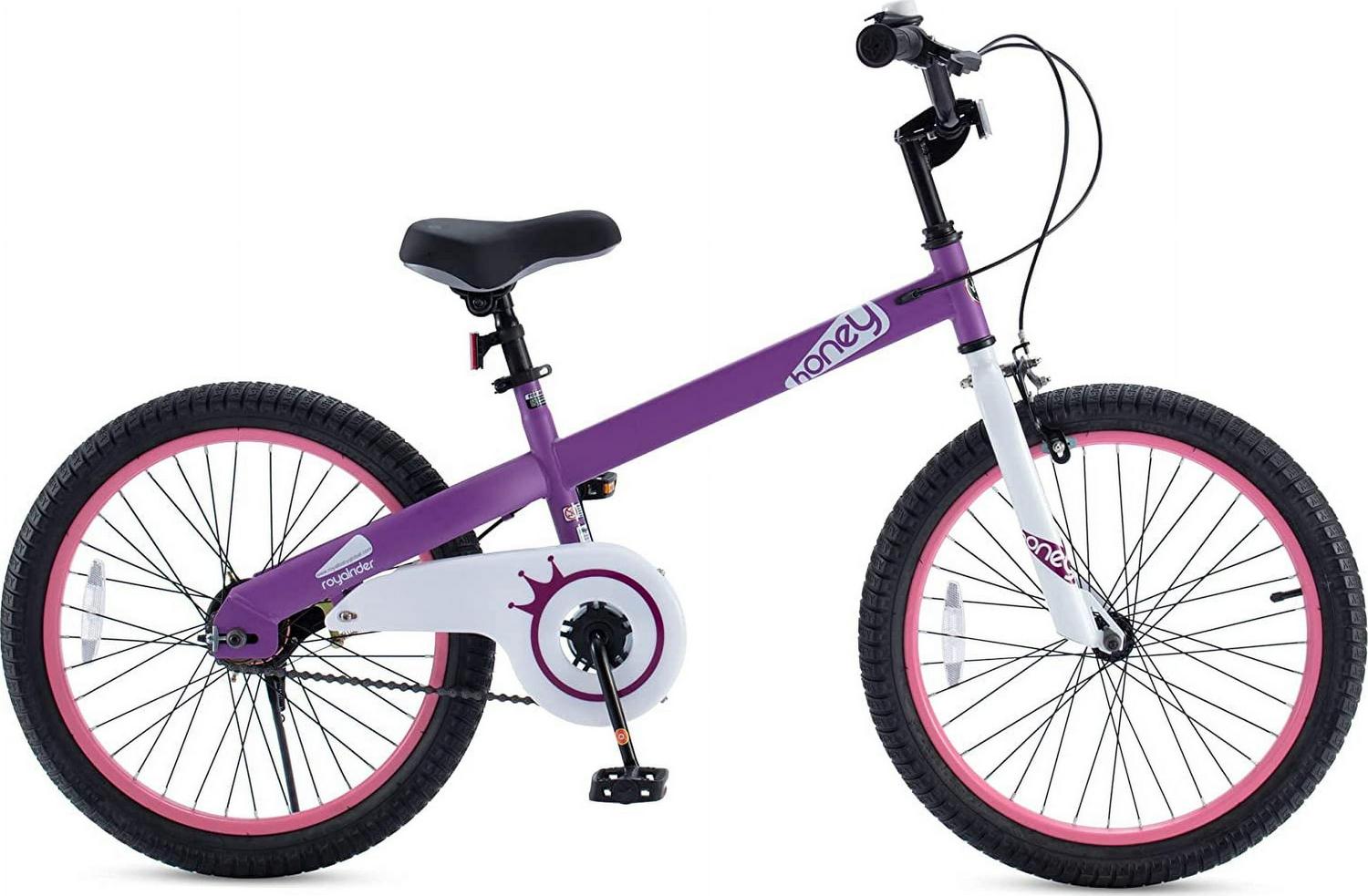 Royalbaby Girls Bike 20 Inch Hony Bike Purple With Kickstand - Image 3