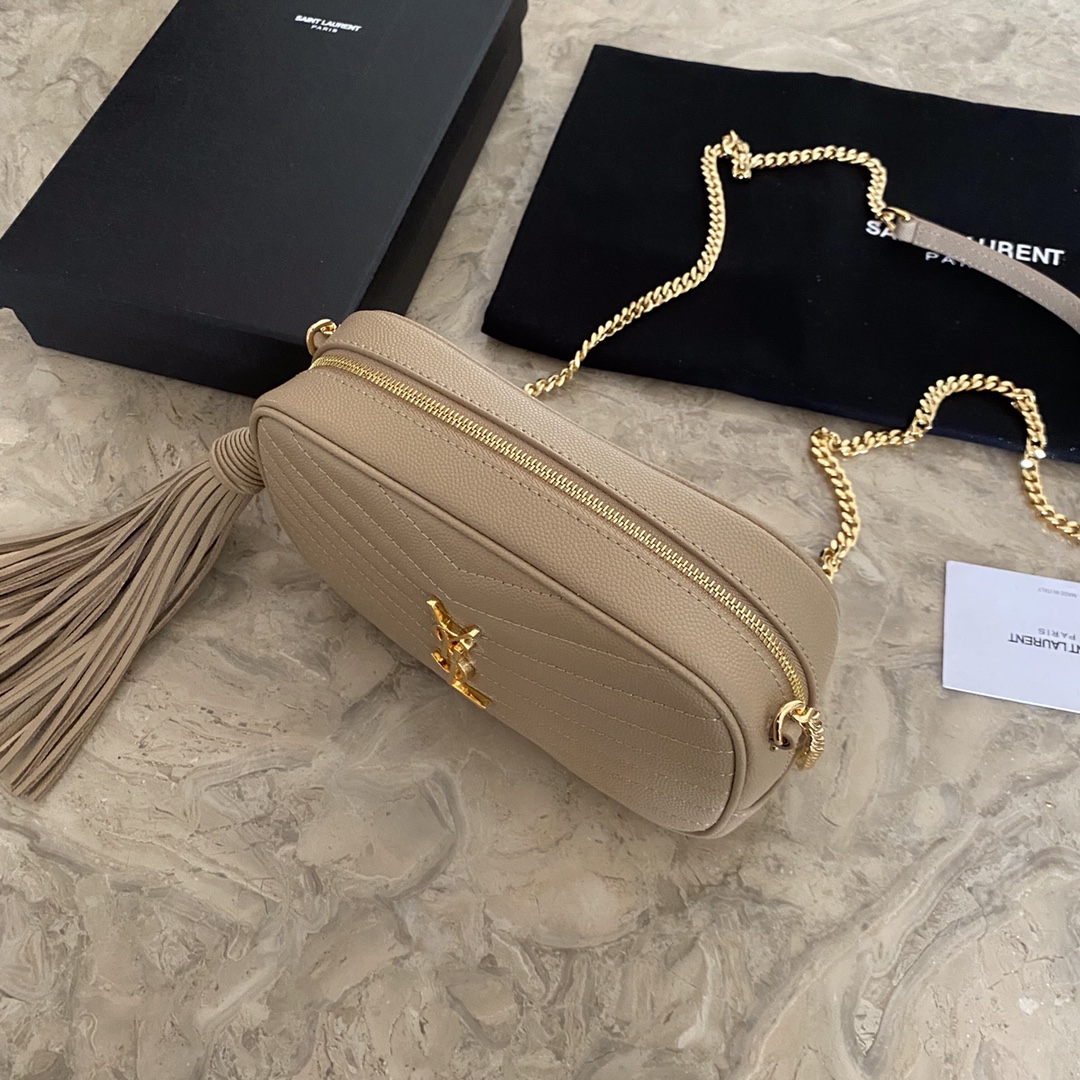 YSL Mini Lou Quilted Leather Camera Bag1:1High-quality replica