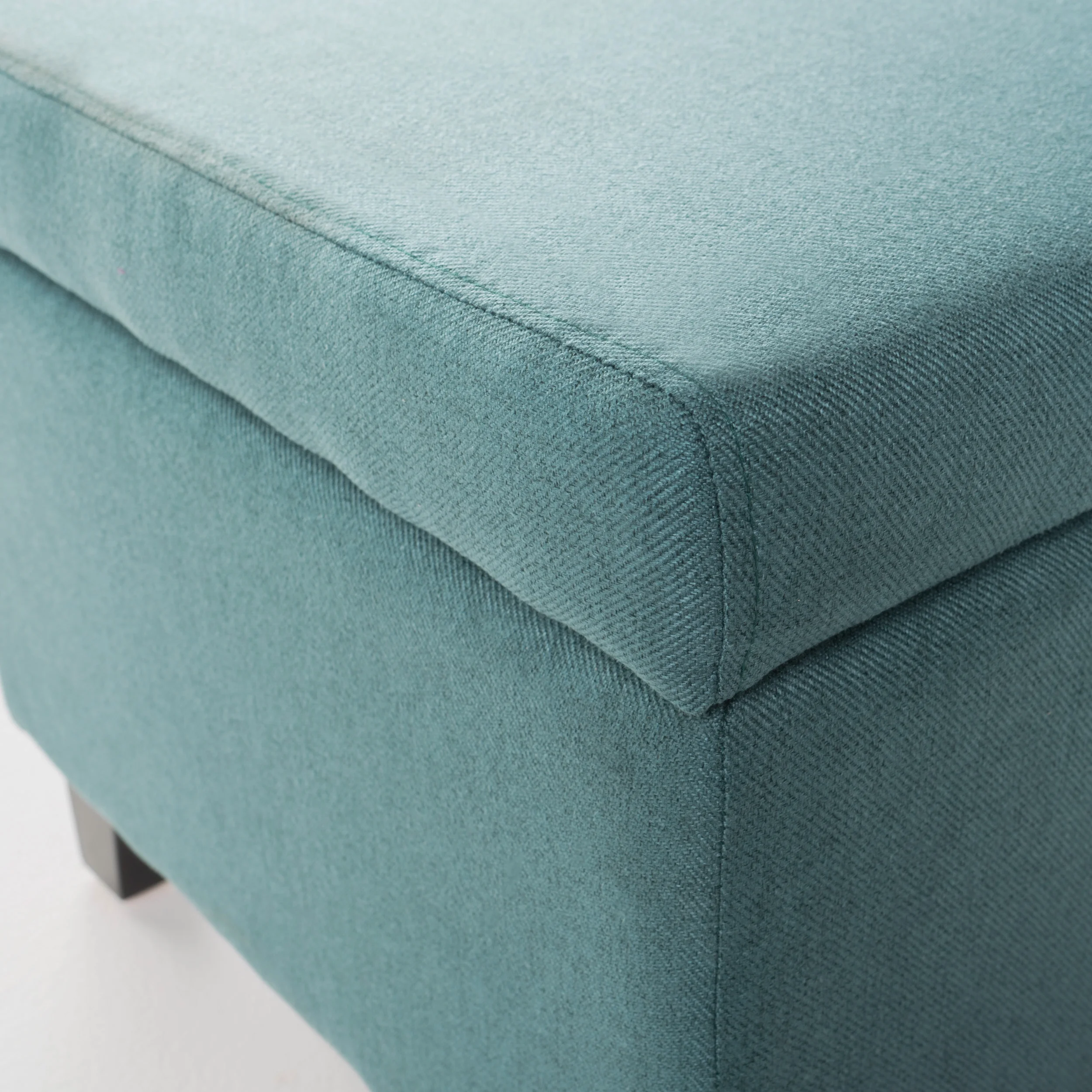 Noble House Hampton Contemporary Fabric Upholstered Storage Ottoman, White and Blue Floral - Image 65