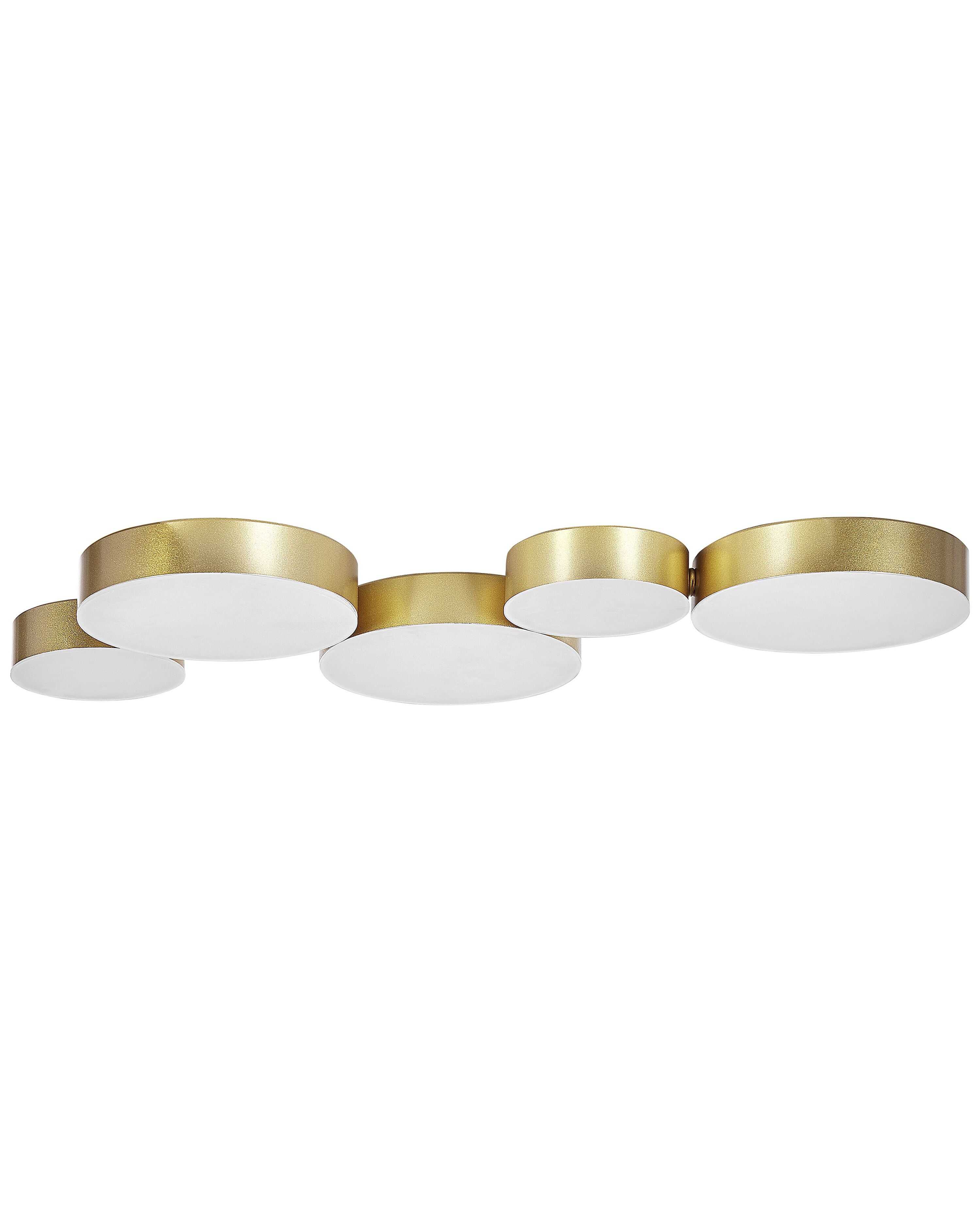 LED Ceiling Lamp LUGA Metal Gold
