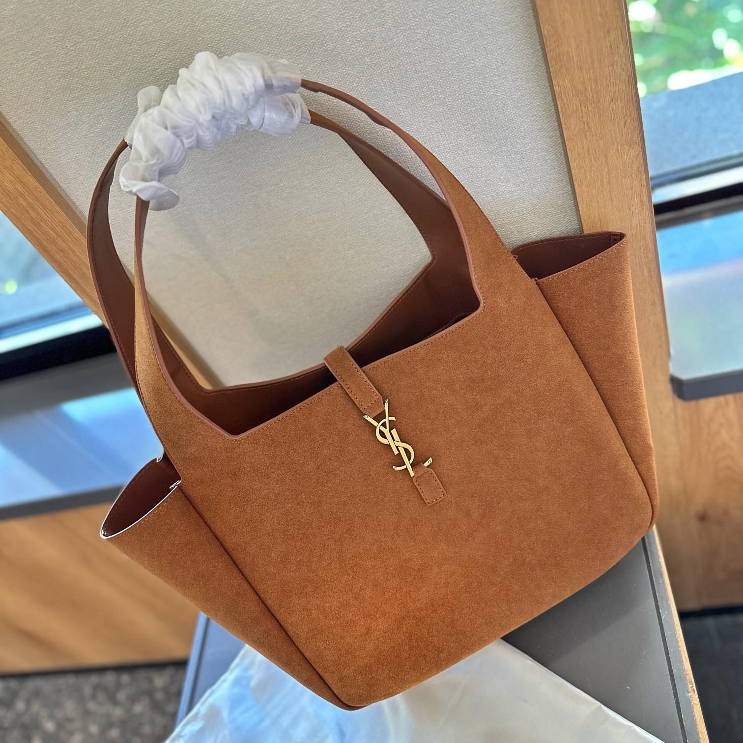 Saint Laurent YSl Le 5 A 7 Bea suede tote bag1:1High-quality replica