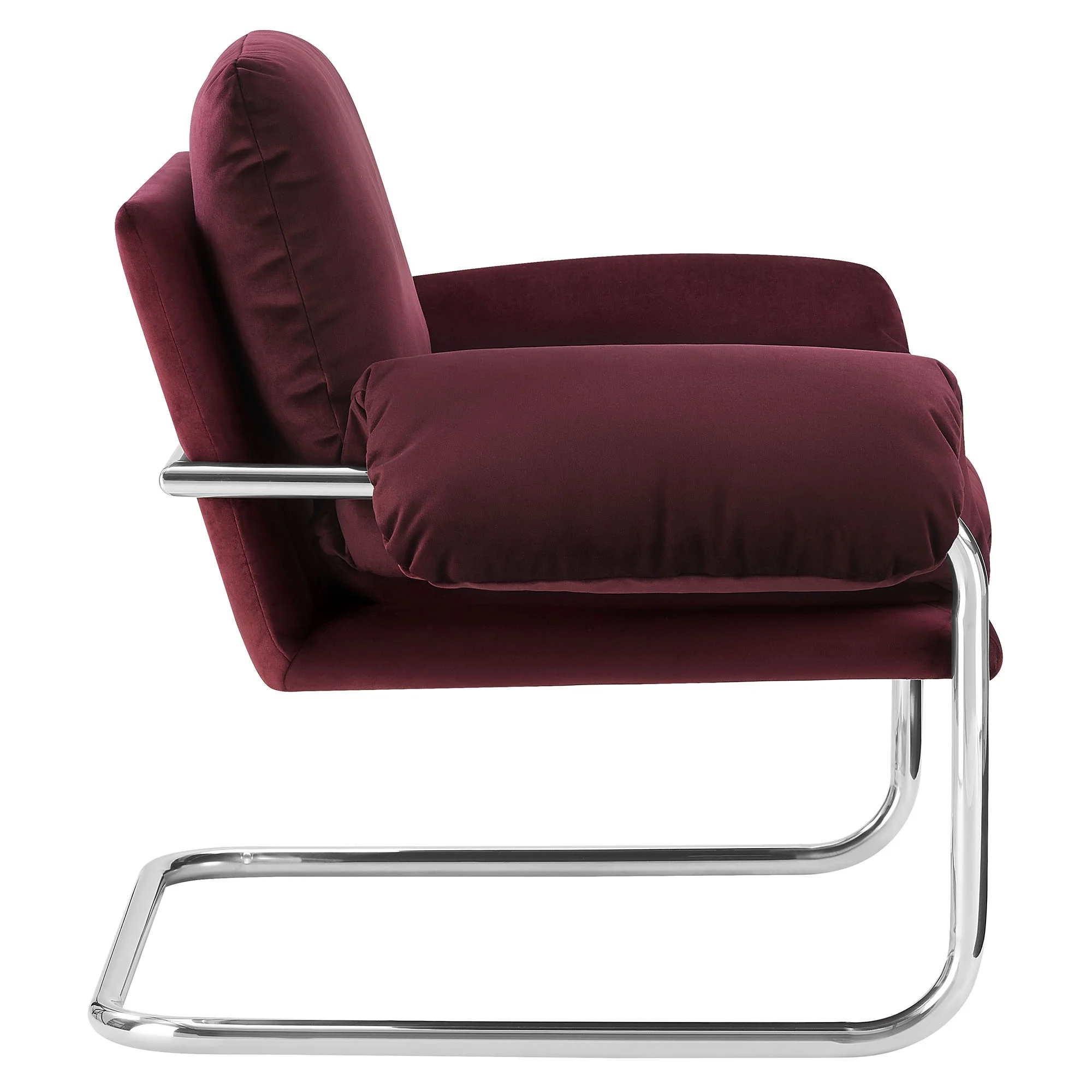 Accent Chair, Brown, Velvet, Living Room Lounge Cafe Lobby Hospitality Restaurant, Modern Contemporary, HB37765 - Image 14