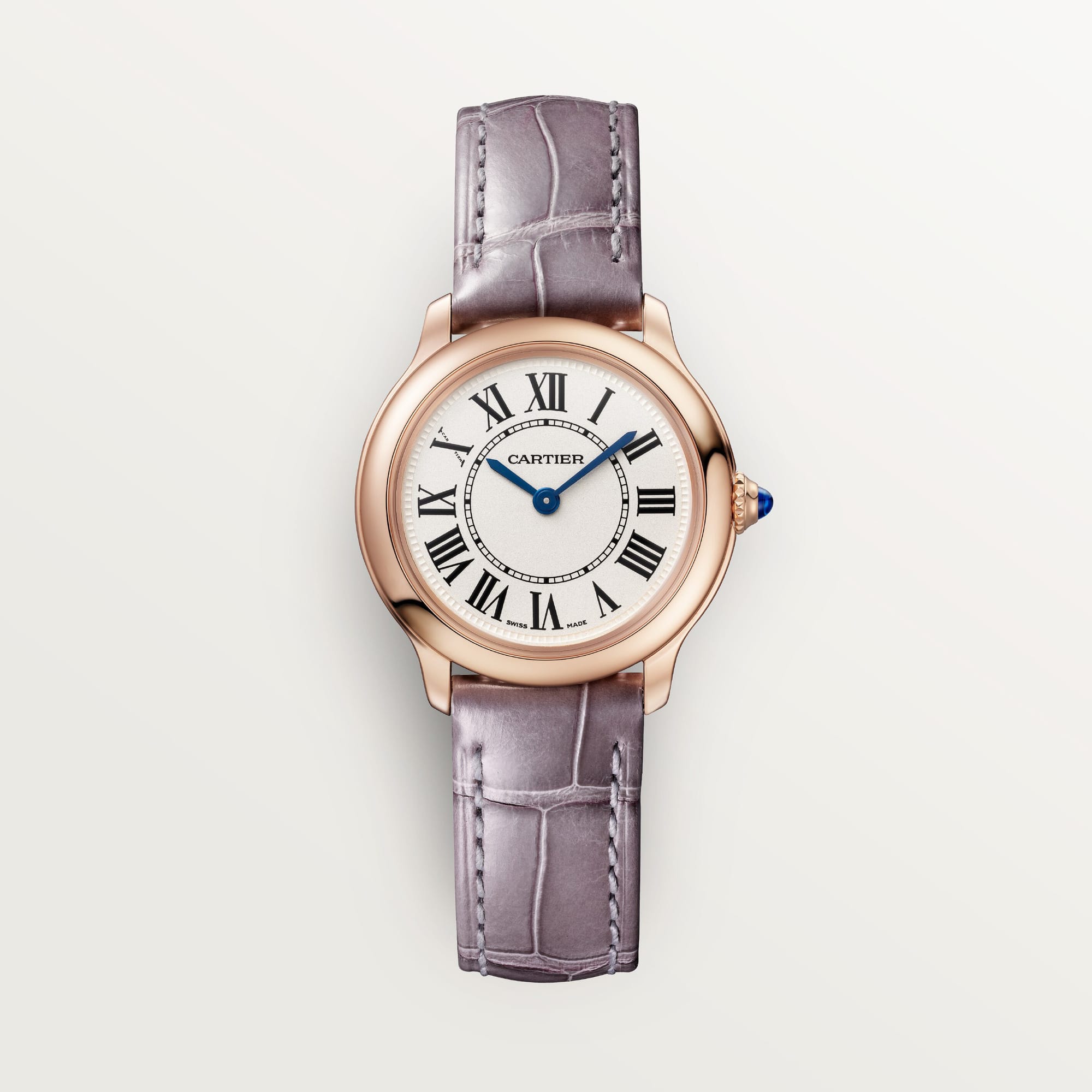 Ronde Louis fake cartier watch 29 mm quartz movement(1:1 replica) - Top club