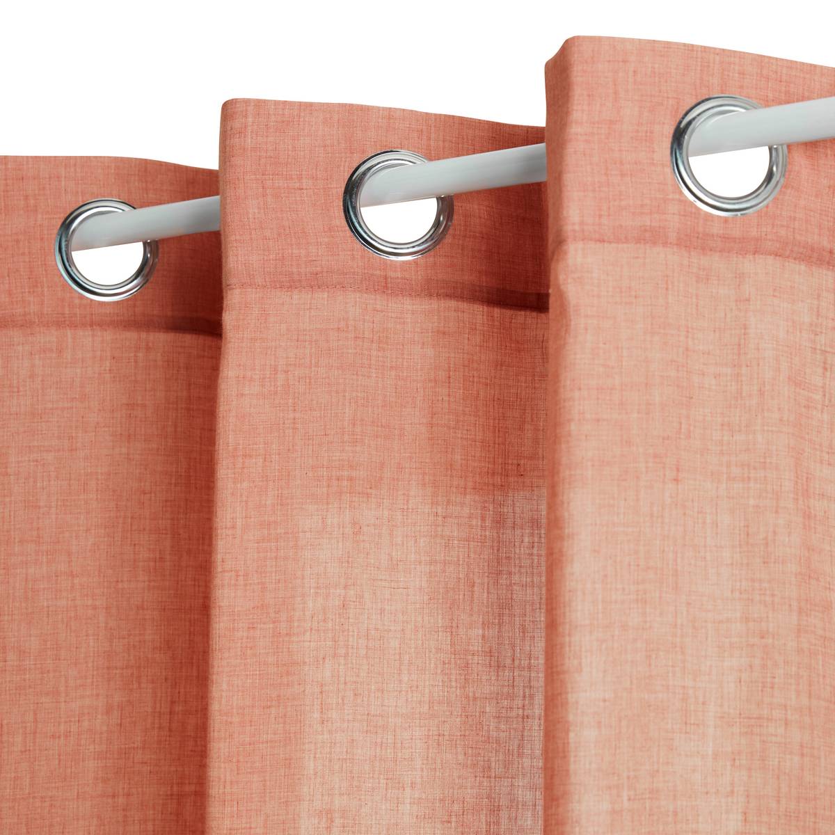 Sheer Curtain "Paxta" Terracotta, 135x240 cm