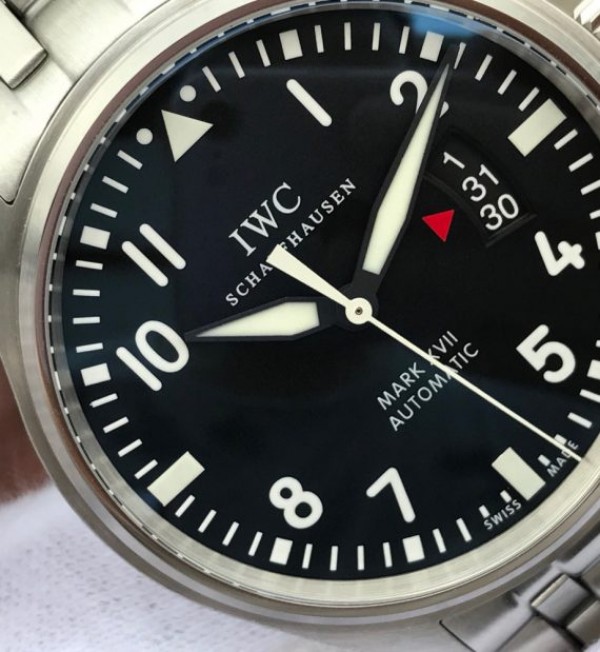 Replica IWC XF Mark XVII Black Dial SS Bracelet A2892 - Top club