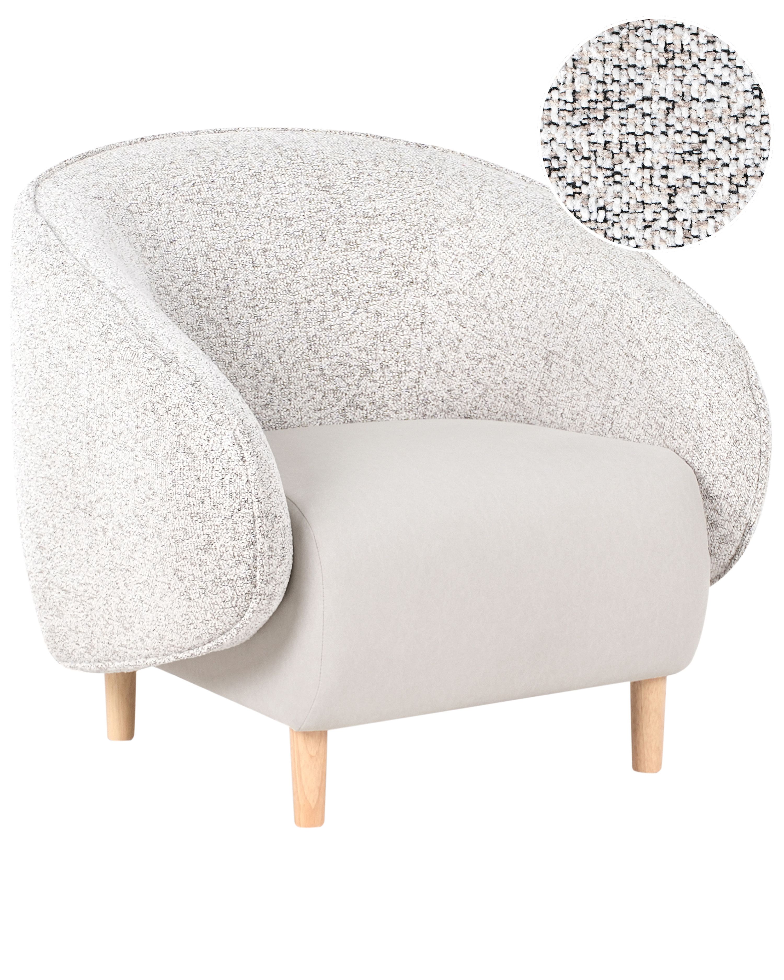 Armchair UMEA Fabric Light Beige