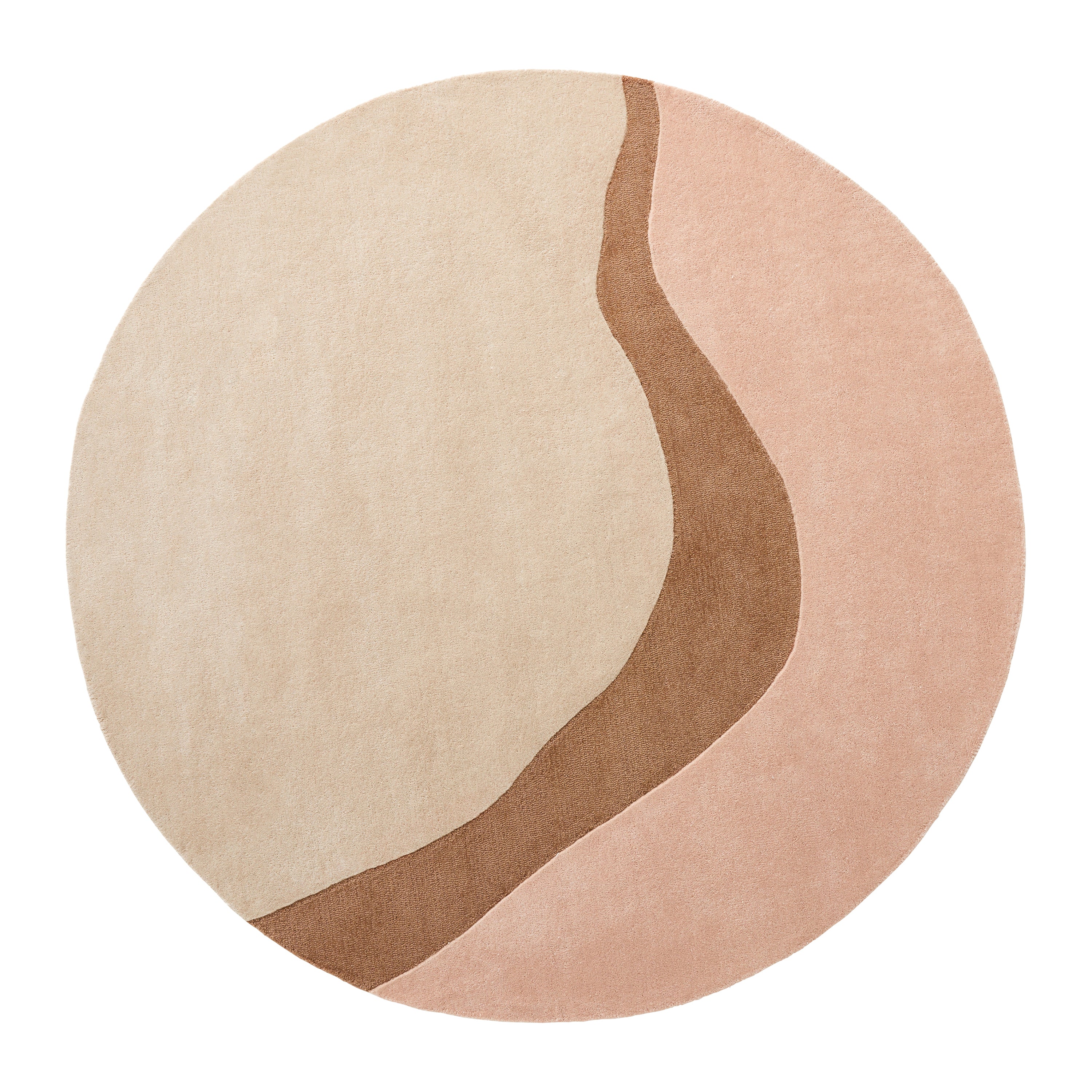 Acsento Figari Vloerkleed Ø 240 cm - Blush