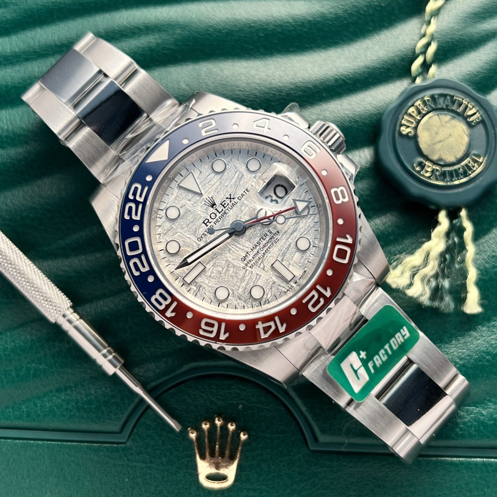 Rolex Replica Watch GMT-Master II 126719BLRO Meteorite Dial 40mm - Top club