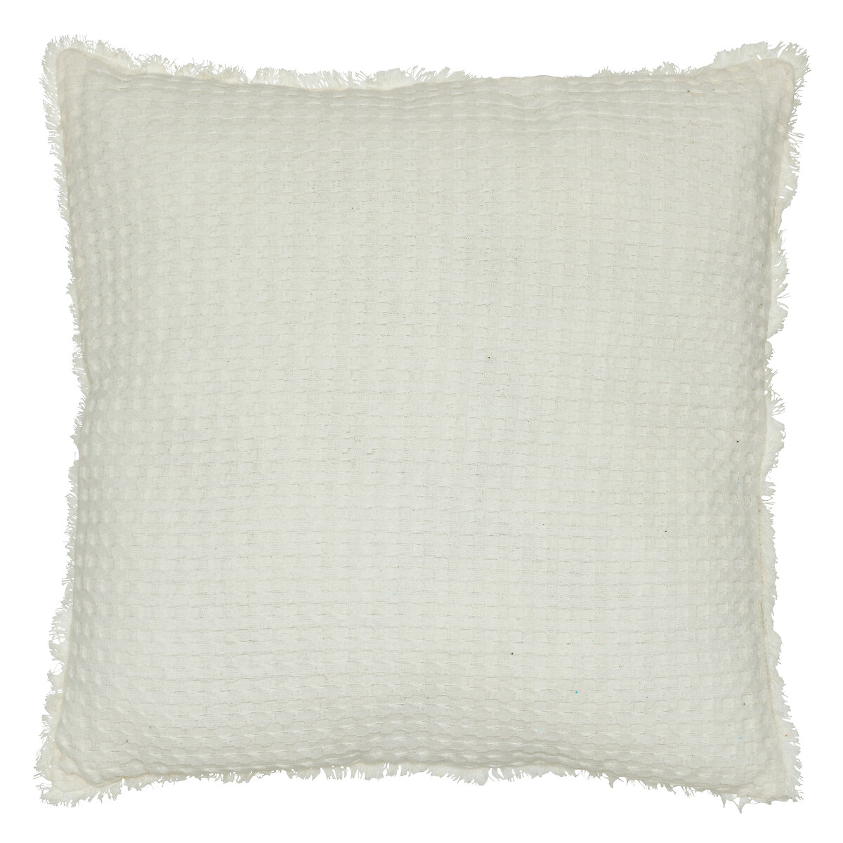 "Widdy" honeycomb cushion Ivory white, 45x45 cm