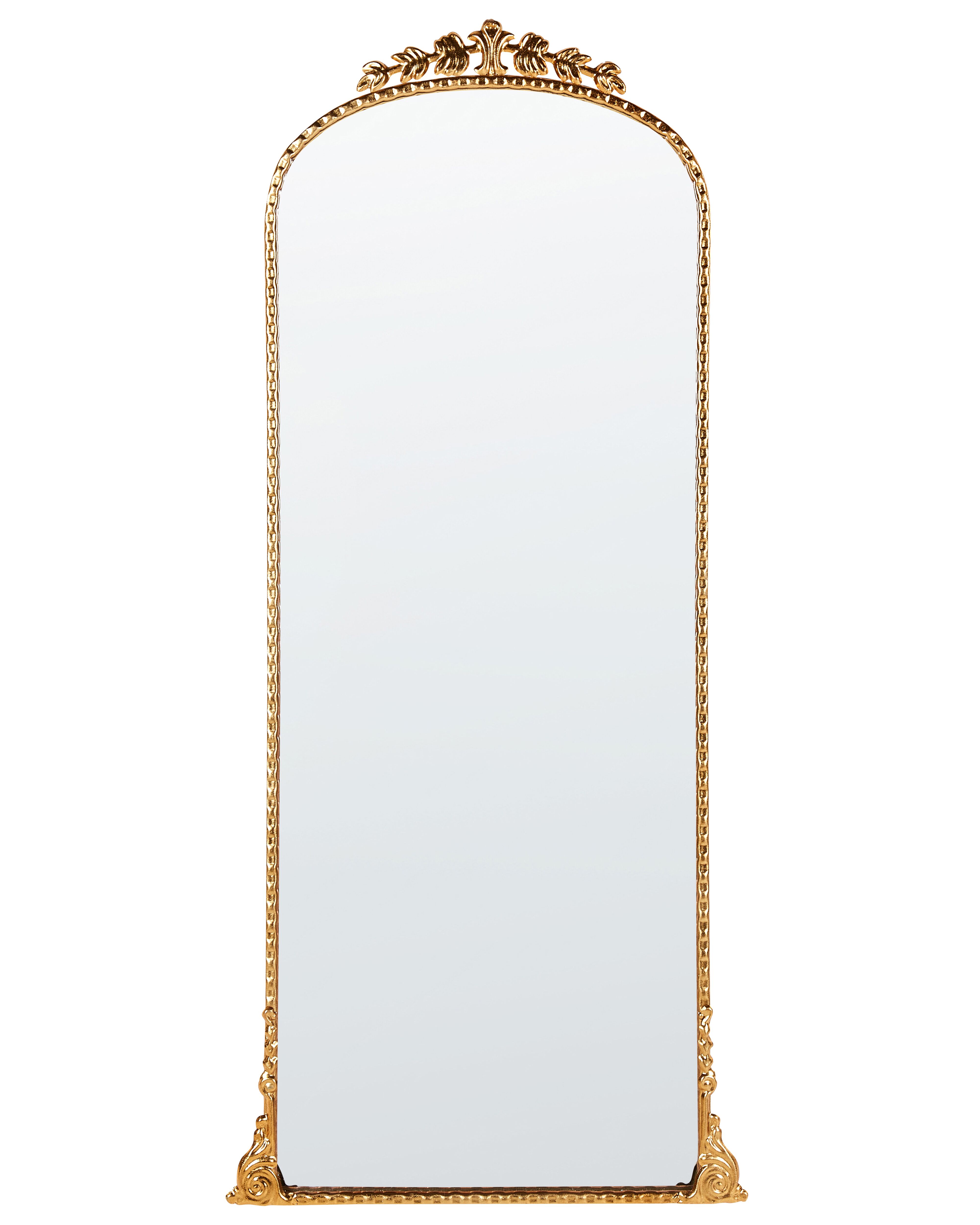Wall Mirror LIVRY 51 cm 114 cm Metal Gold