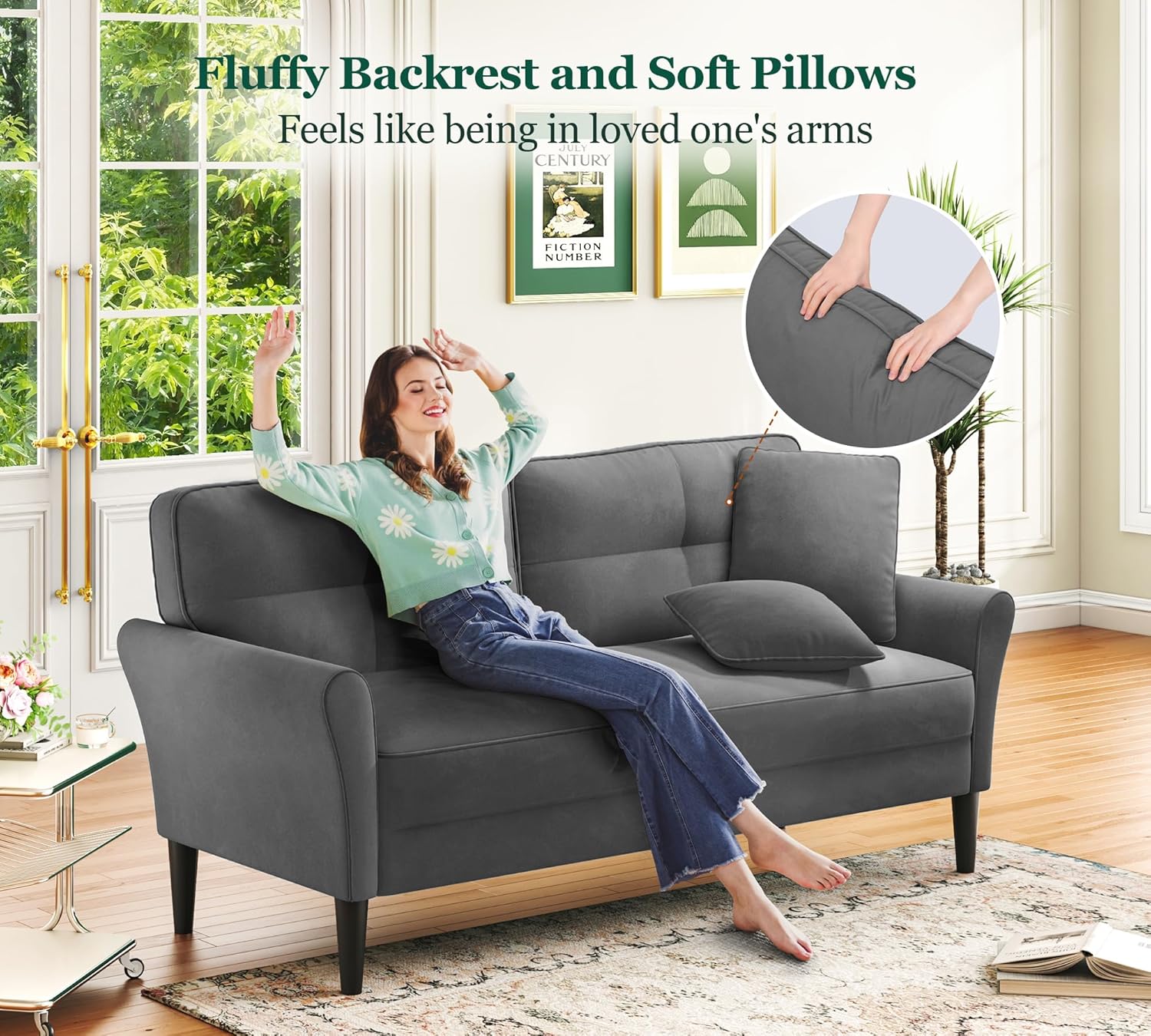 Loveseat Sofa, 69