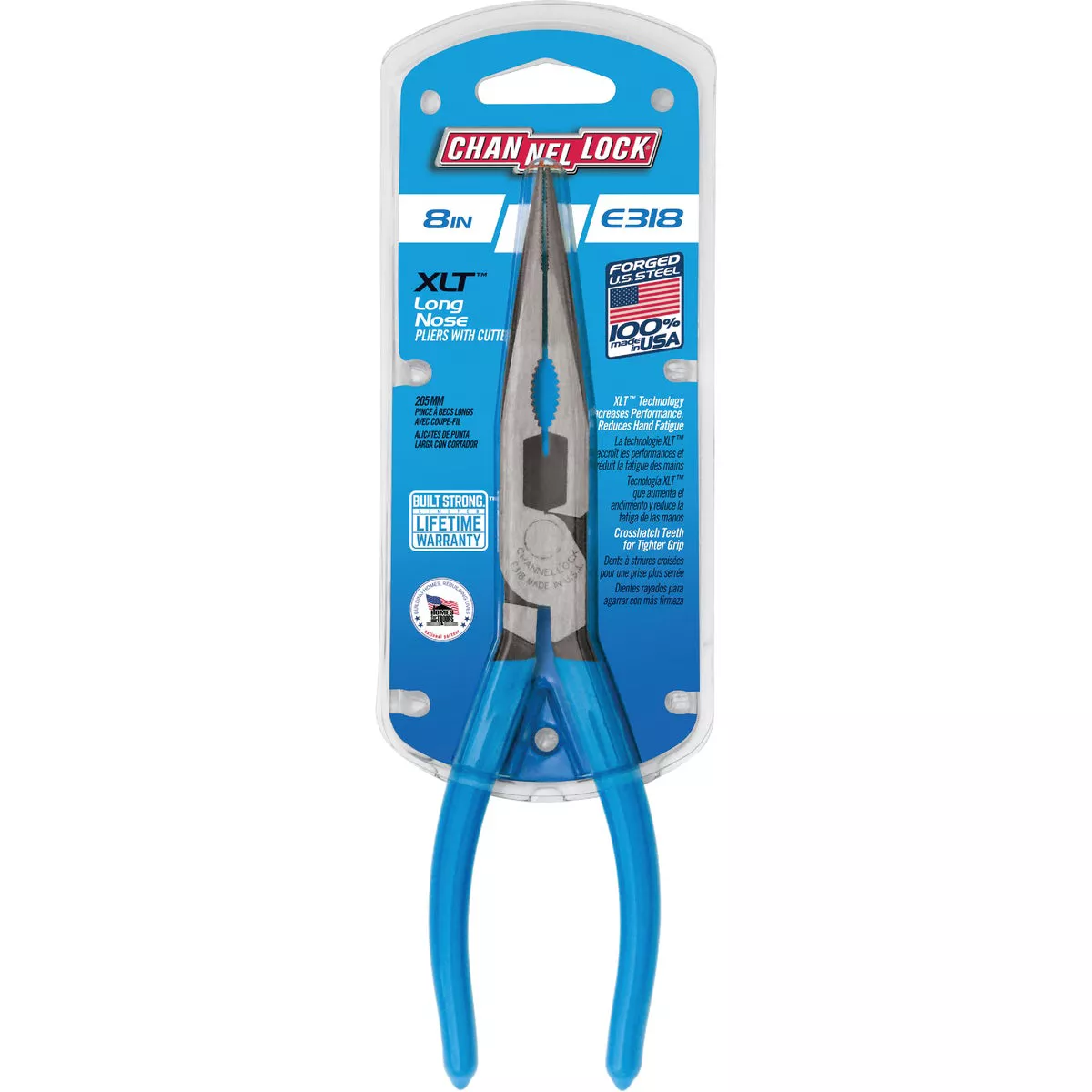 Channellock 8 In. E-Series Long Nose Pliers