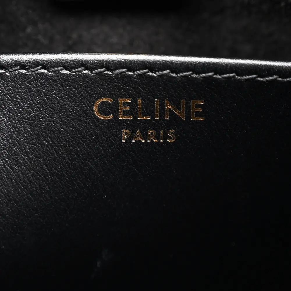 Black Calfskin Celine Replica Handbag – Mirror Quality Design1:1High-quality replica
