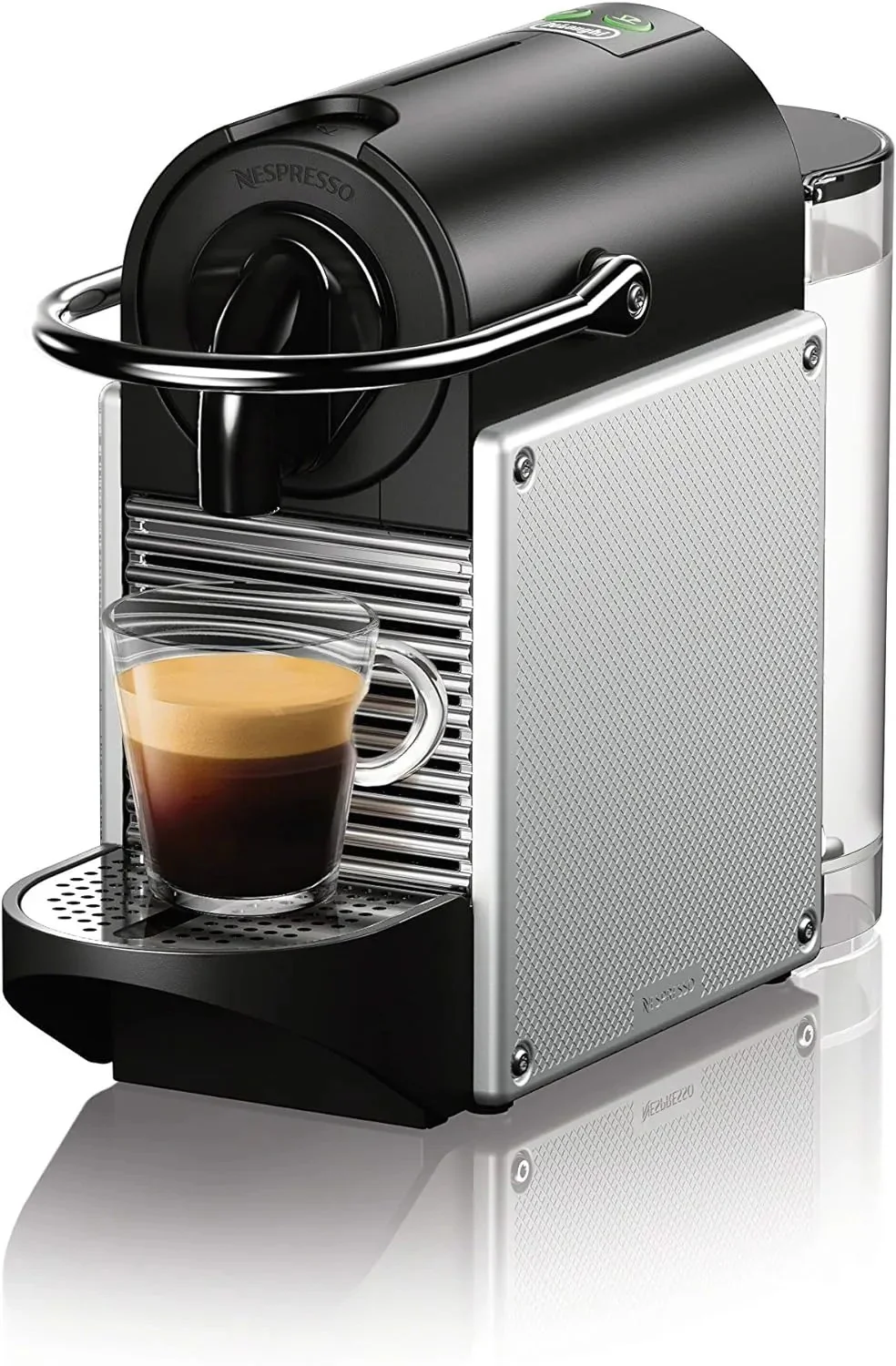 Nespresso Pixie Espresso Machine by De’Longhi, 19-Bar Pump, Compact Aluminum Design, Silver, 1100ml - Image 4