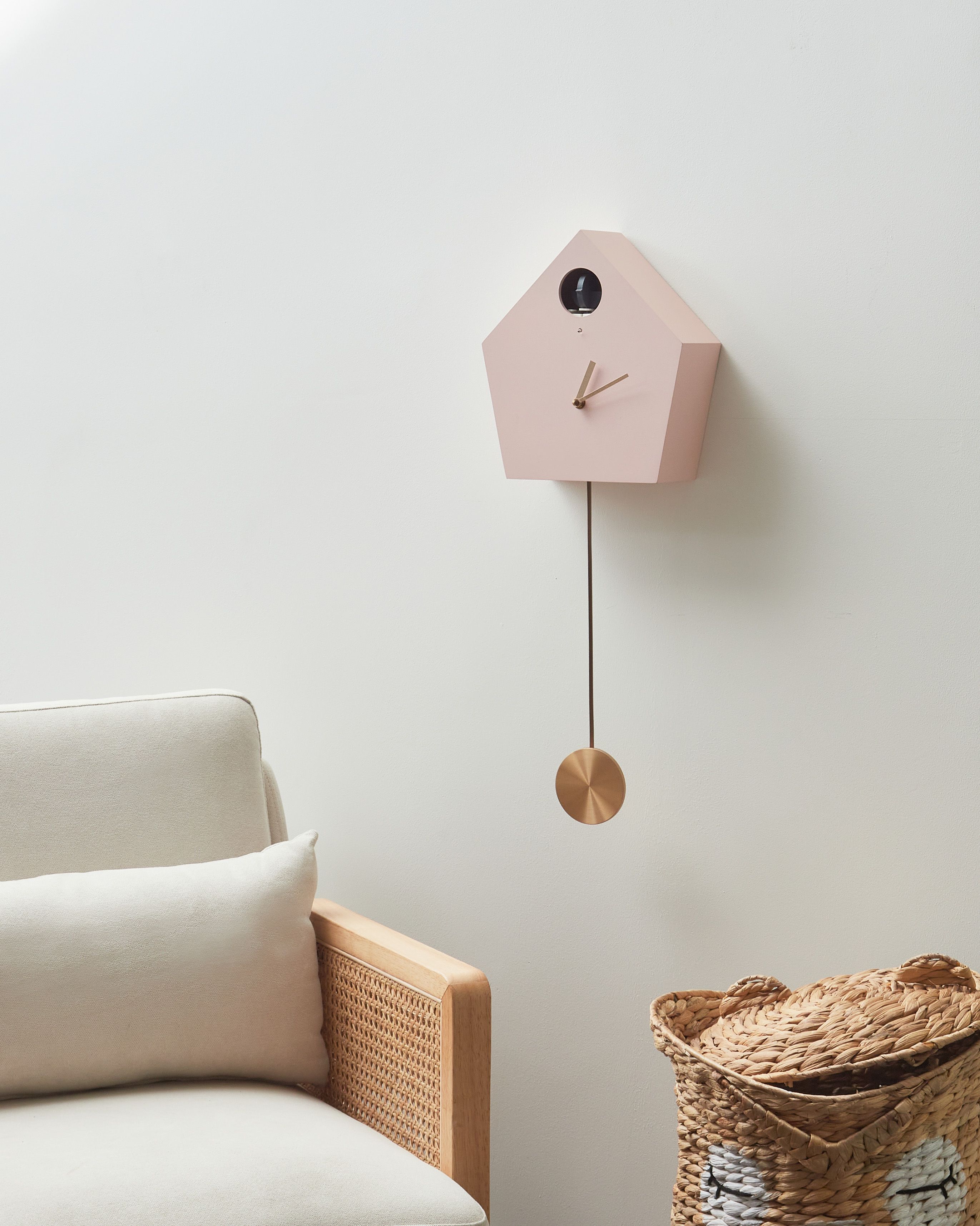 Wall Clock ARBAZ 24 cm Pink
