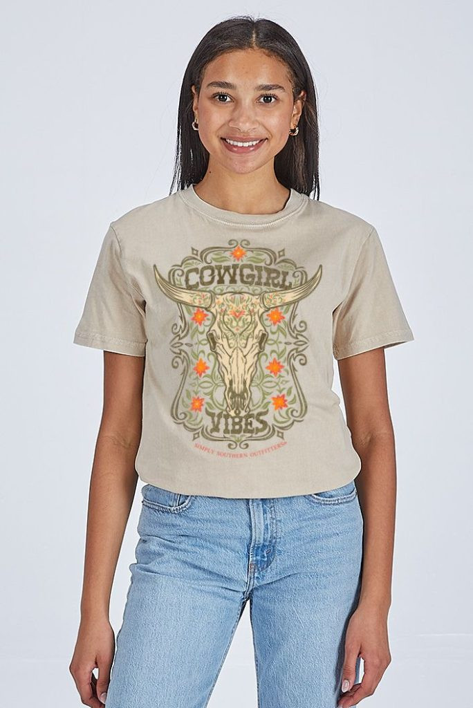 SS-COWGIRLVIBES-WSHECRU - Simply Southern Outlet